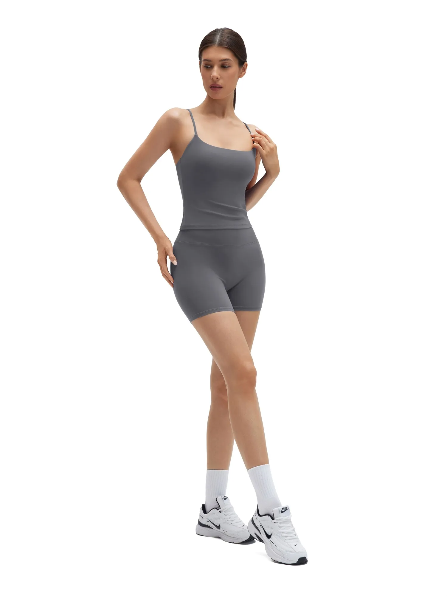 Adjustable Straps Camis 2 Pieces Workout Sets - Image 12