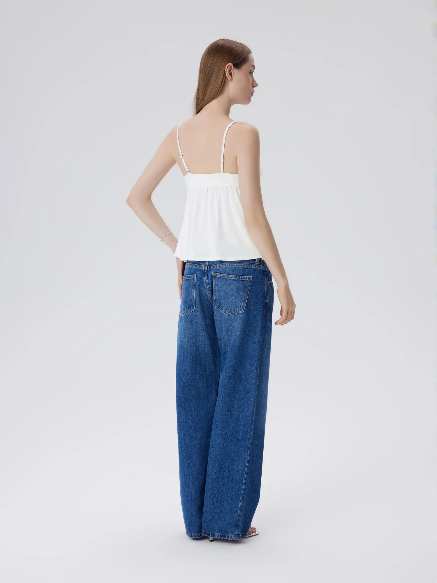 Babydoll Peplum V Neck Tank Tops - Image 54