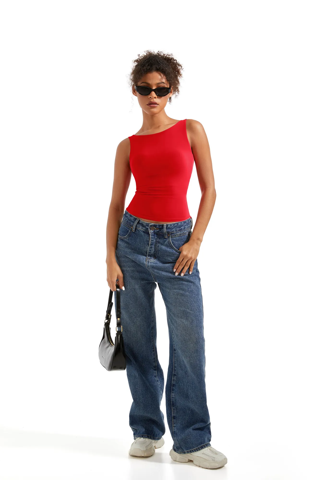 Buttery Soft Backless Boat Neck Tank Top - Image 22