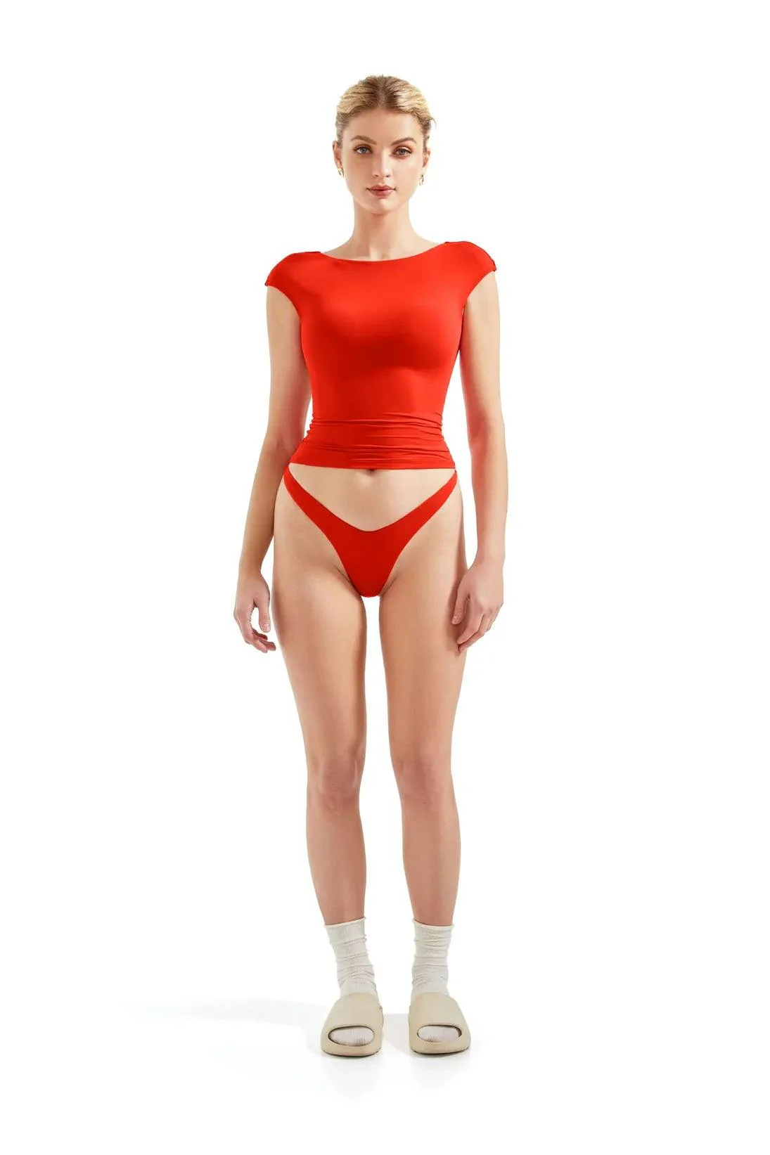 Buttery Soft Backless Shirt - Image 15