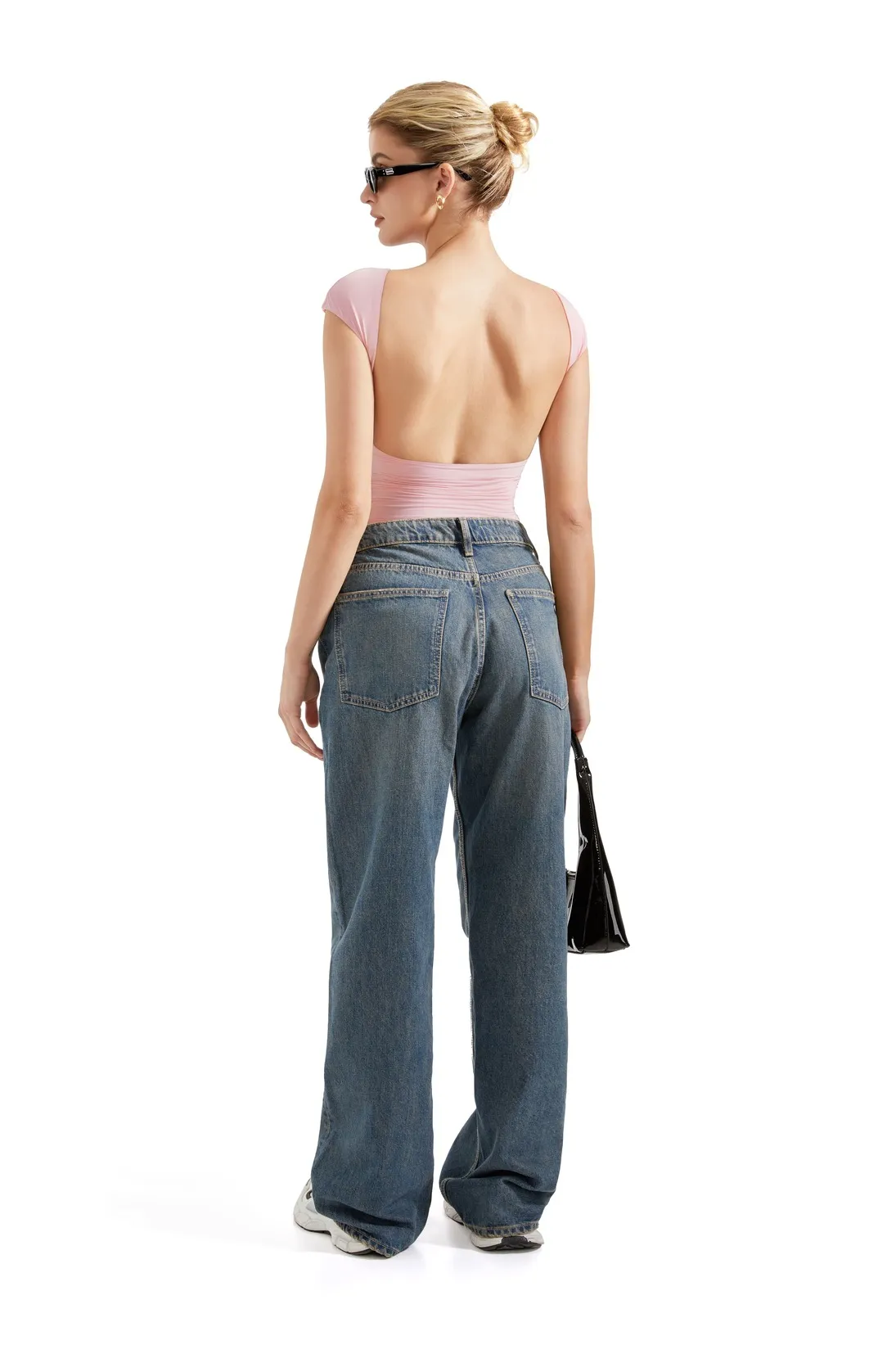 Buttery Soft Backless Shirt - Image 76