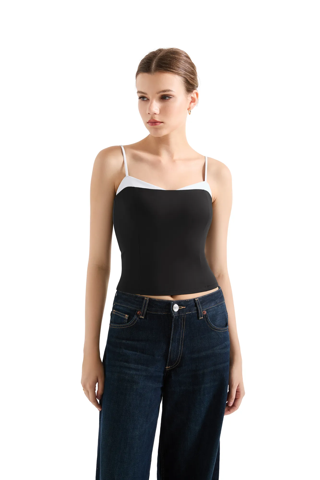 Buttery Soft Cami Color Block Tank Top - Image 2