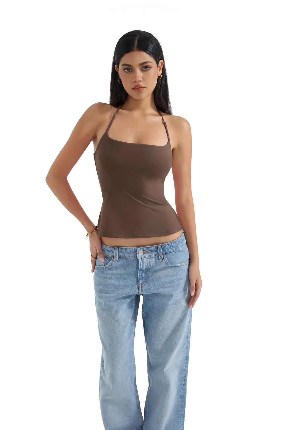 Buttery Soft Cami Halter Tank Top - Image 13