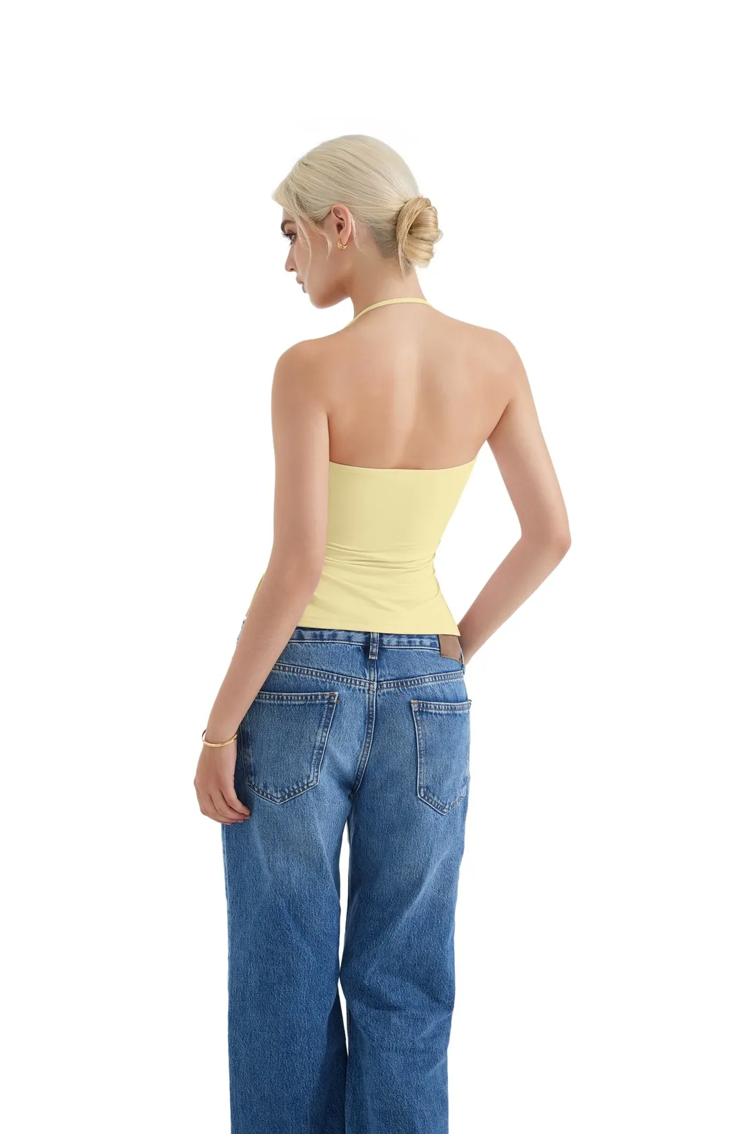 Buttery Soft Cami Halter Tank Top - Image 29