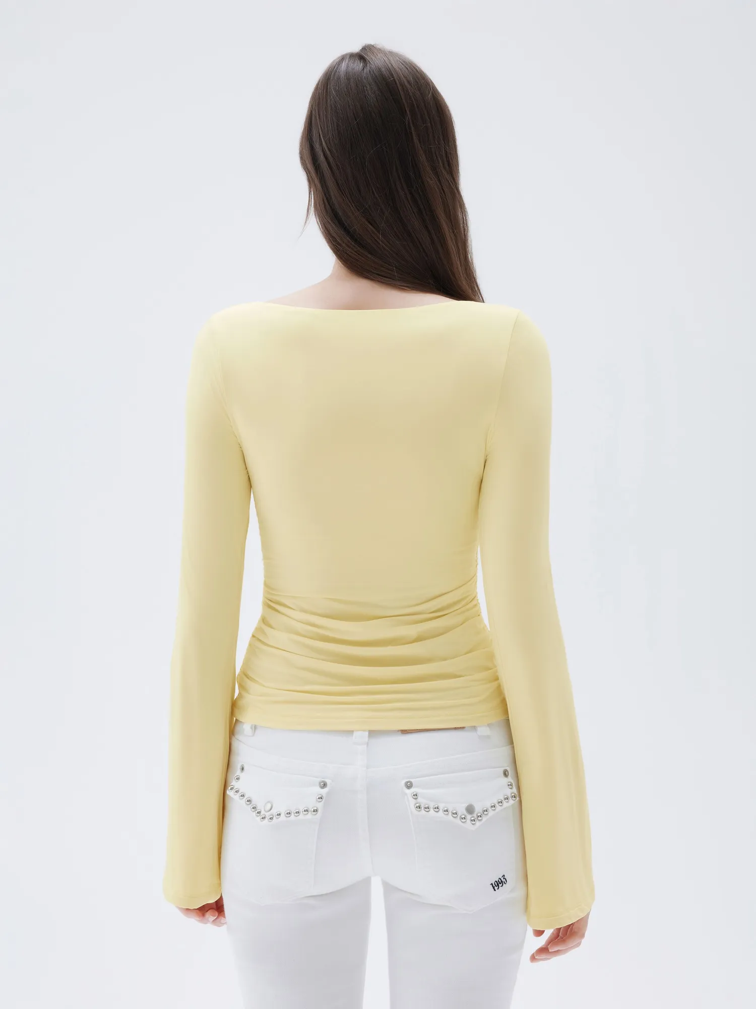 Buttery Soft Crew Neck Shirt - Bell Sleeve - Image 31