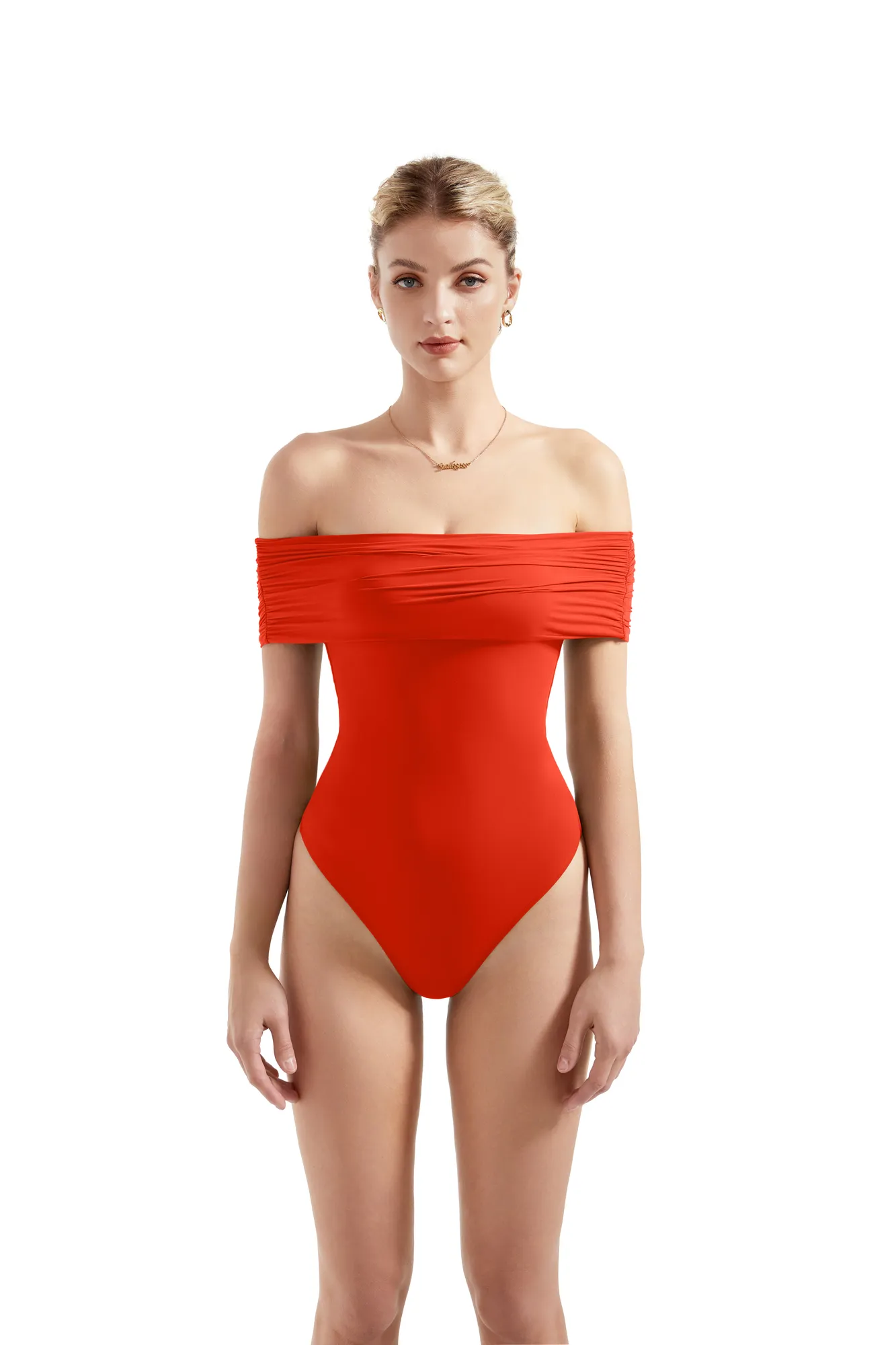 Buttery Soft Off Shoulder Bodysuit - Image 17