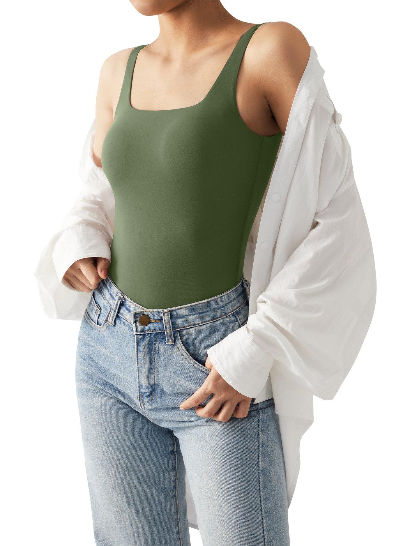 Buttery Soft Square Neck Bodysuit - Image 23