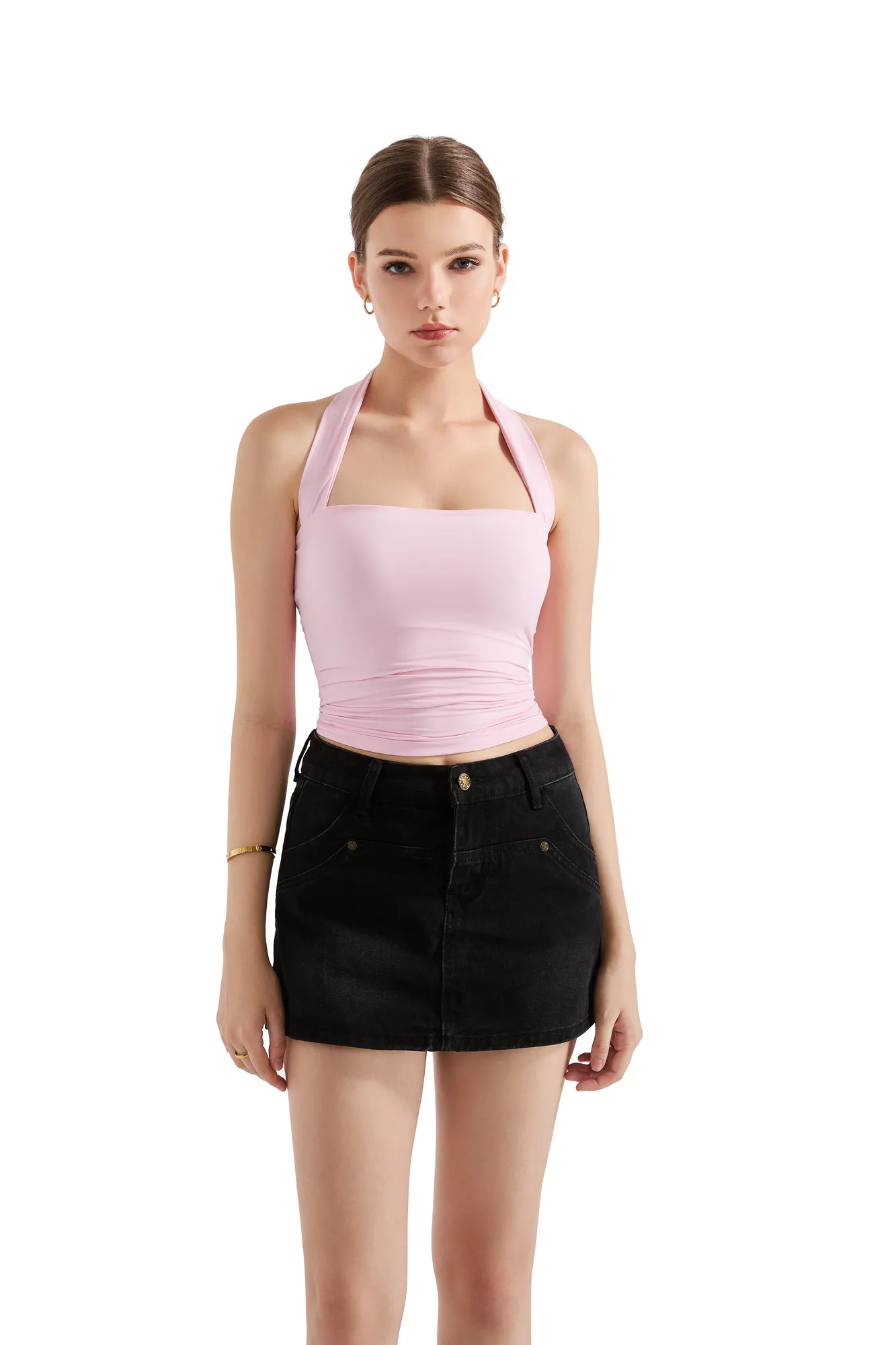 Buttery Soft Square Neck Halter Tank Top - Image 21