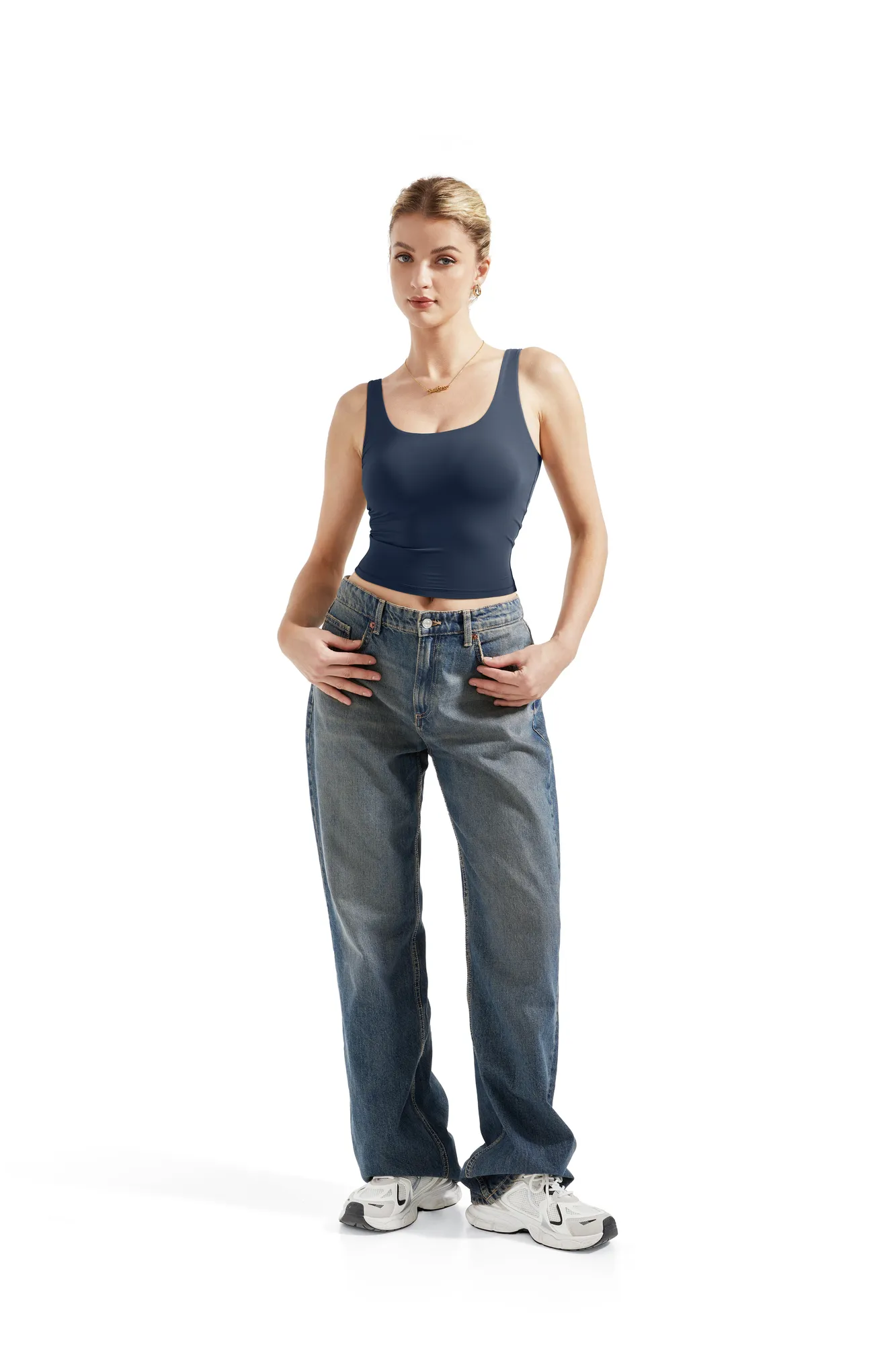 Buttery Soft U Neck Tank Top - Image 18