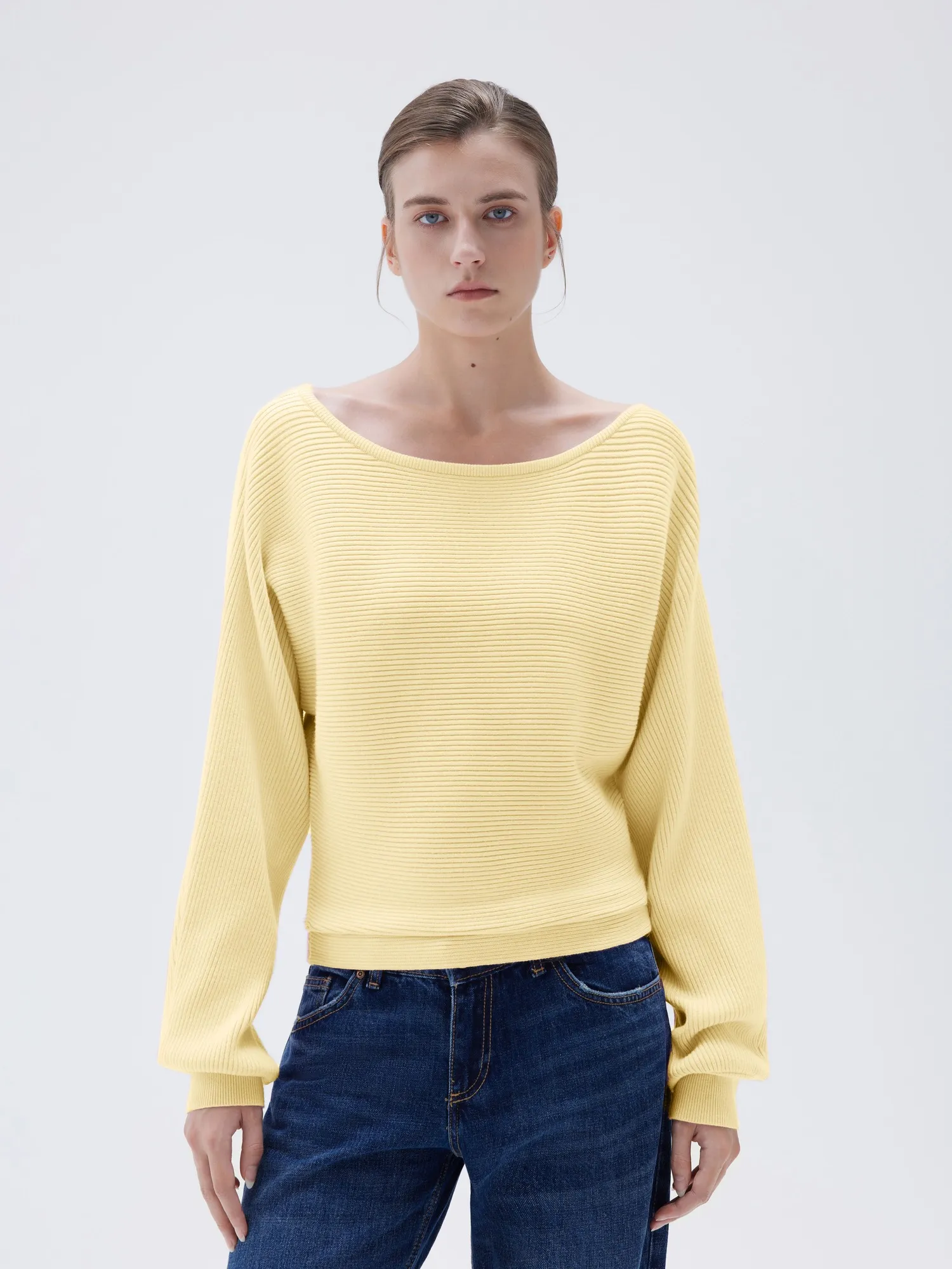 Cashmere Off Shoulder Sweater - Image 72