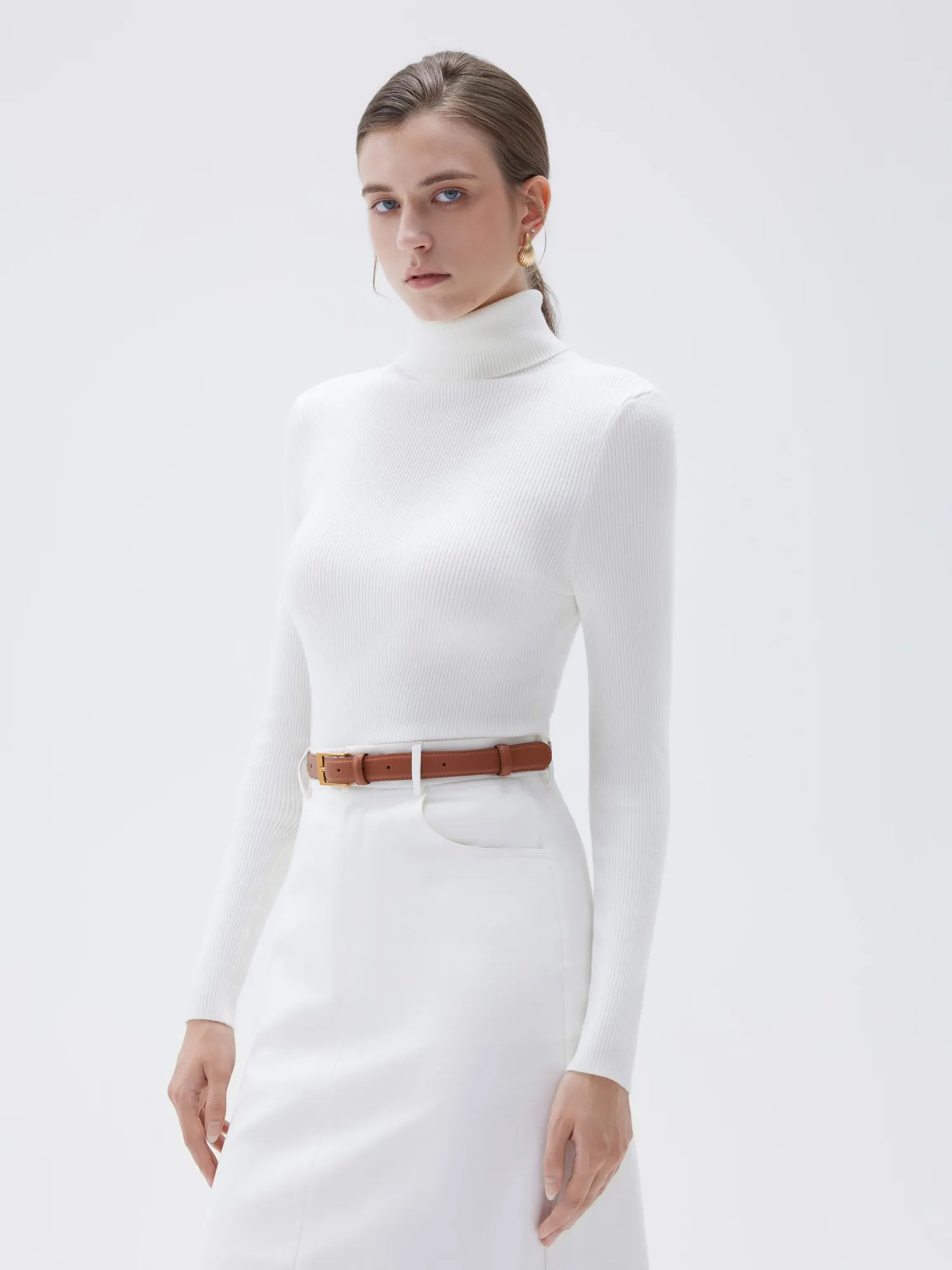 Cashmere Turtleneck Sweater - Image 36