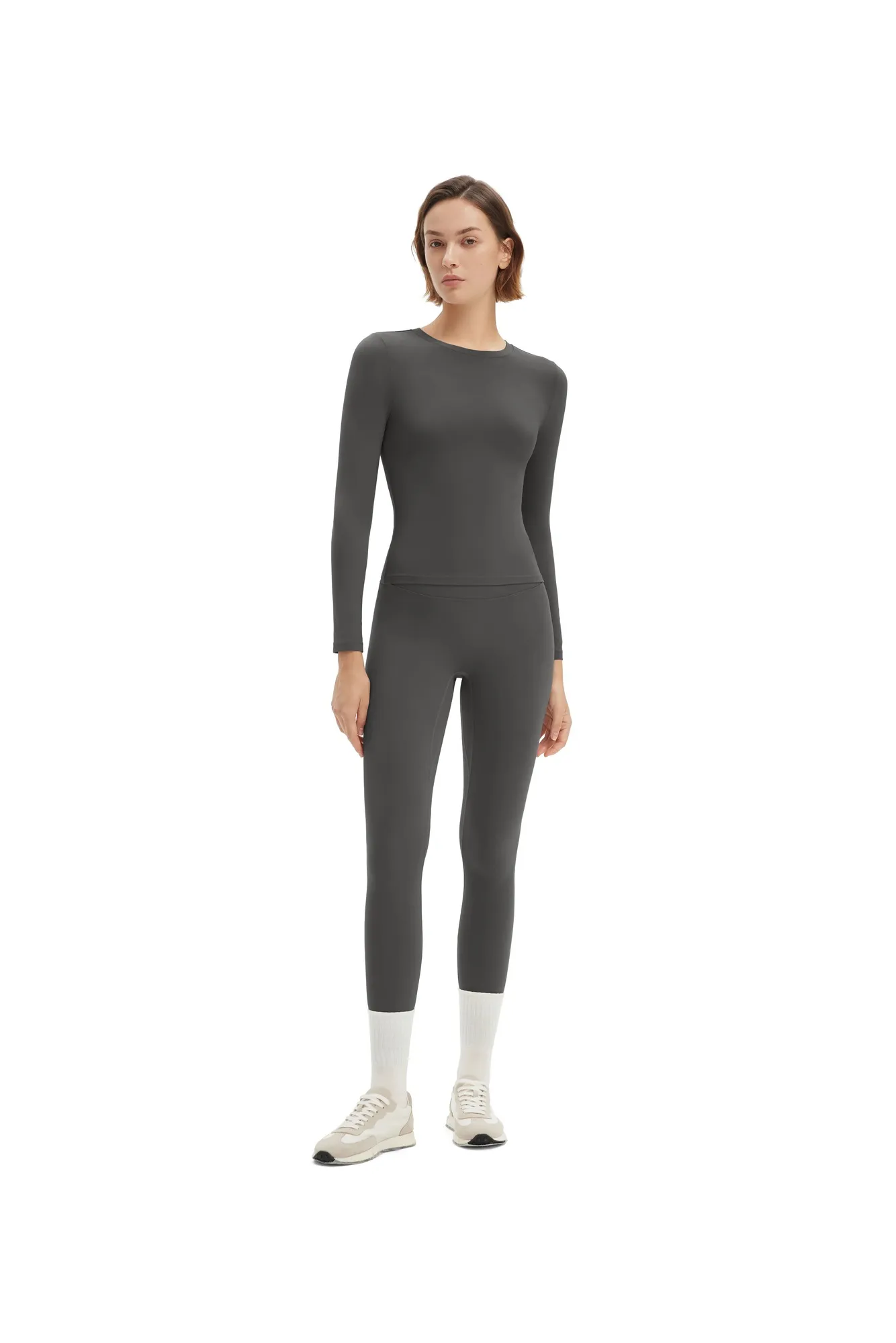 Cloud Cashmere Crew Neck Workout Set - Image 19