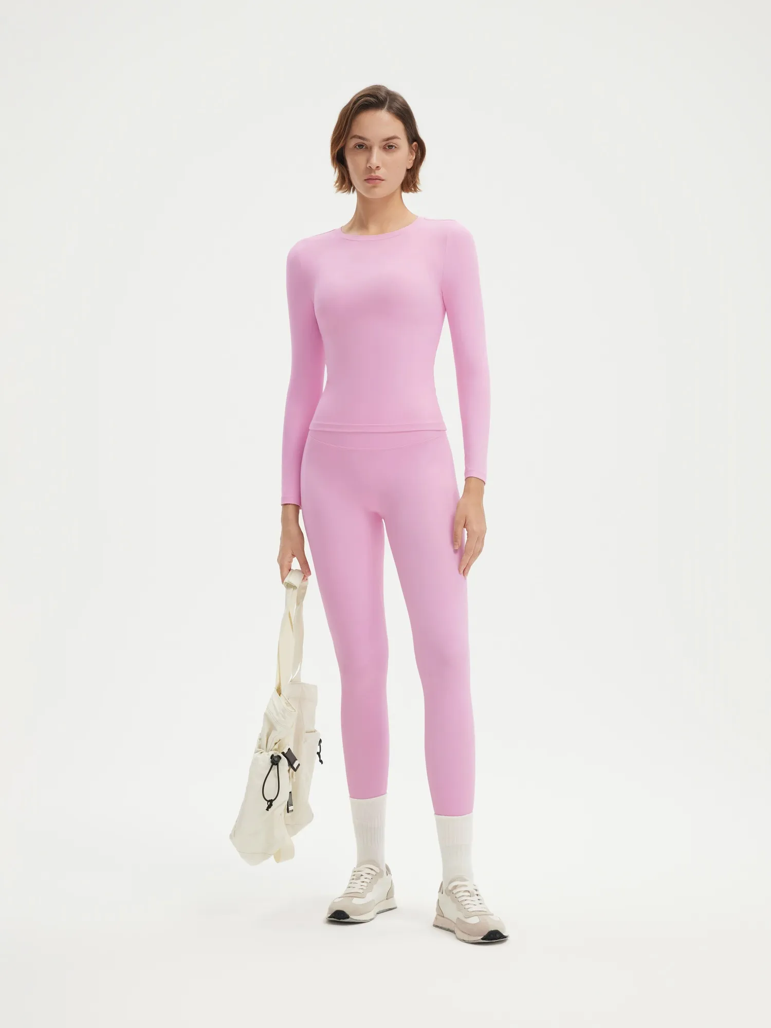 Cloud Cashmere Crew Neck Workout Set - Image 25