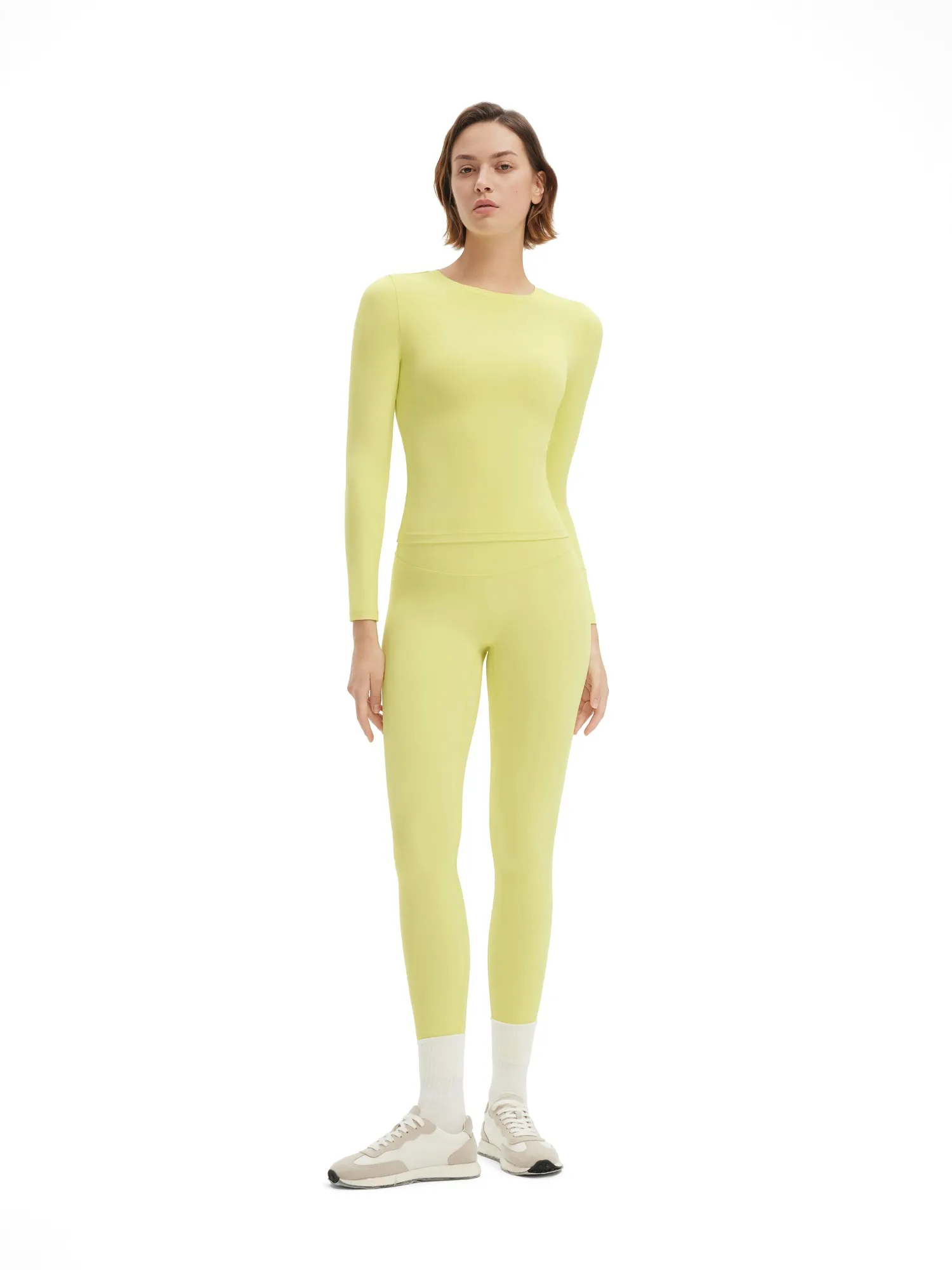 Cloud Cashmere Crew Neck Workout Set - Image 43