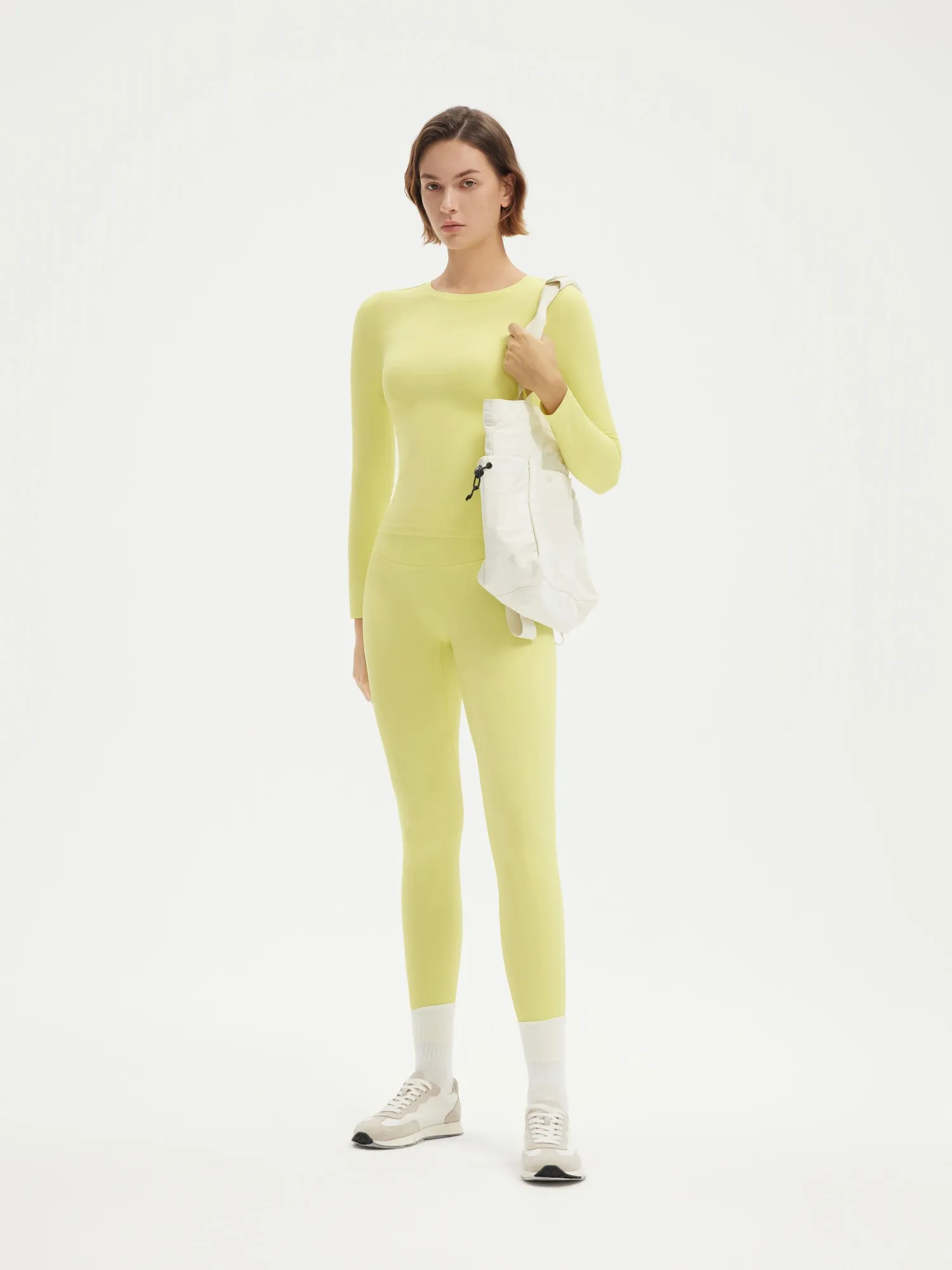 Cloud Cashmere Crew Neck Workout Set - Image 47