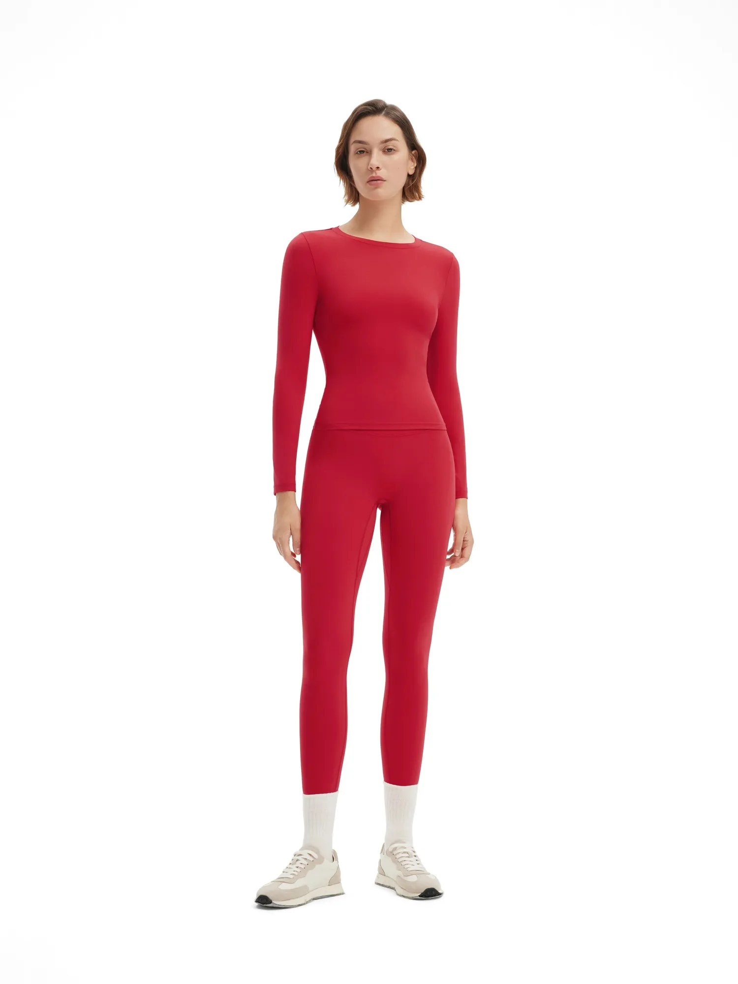 Cloud Cashmere Crew Neck Workout Set - Image 49