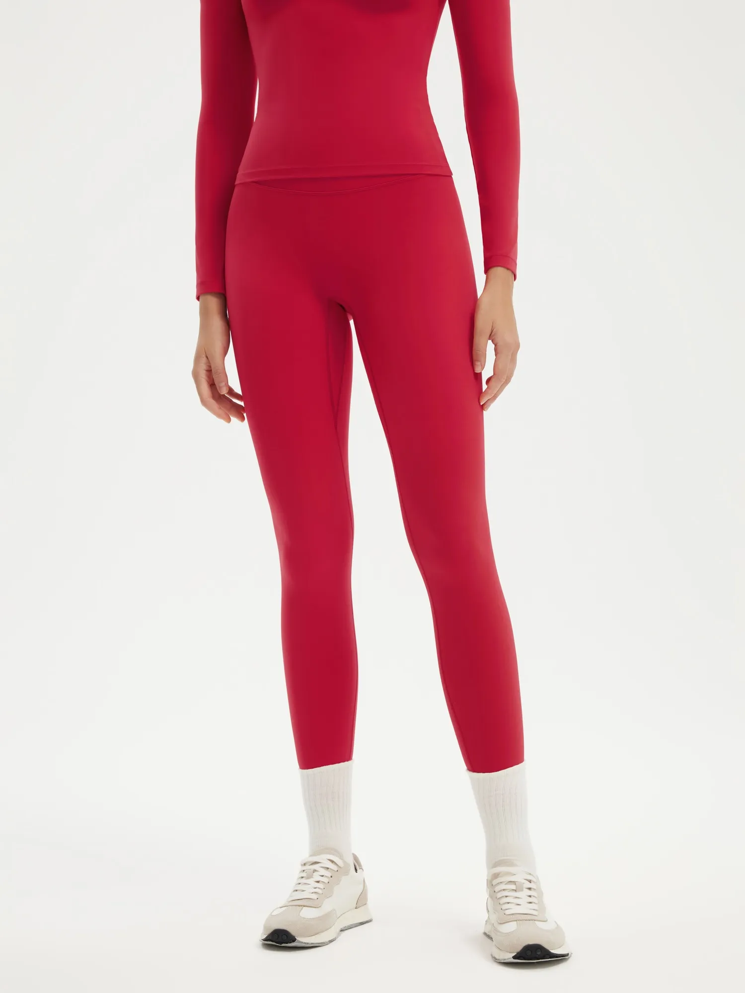 Cloud Cashmere Crew Neck Workout Set - Image 51