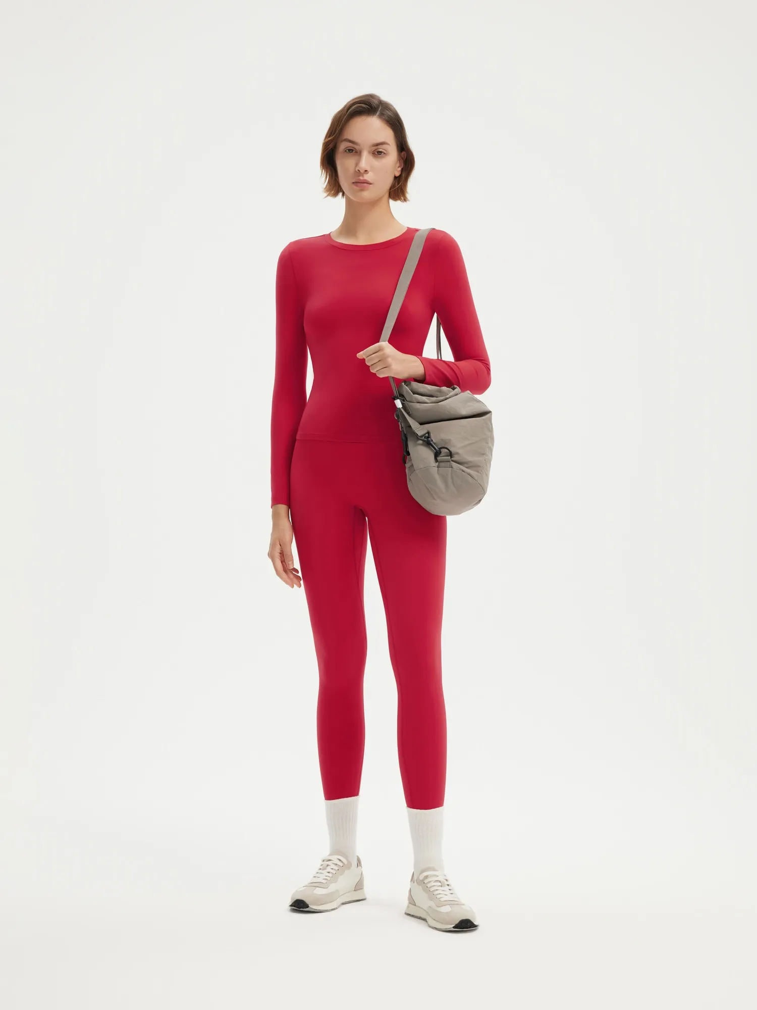 Cloud Cashmere Crew Neck Workout Set - Image 52