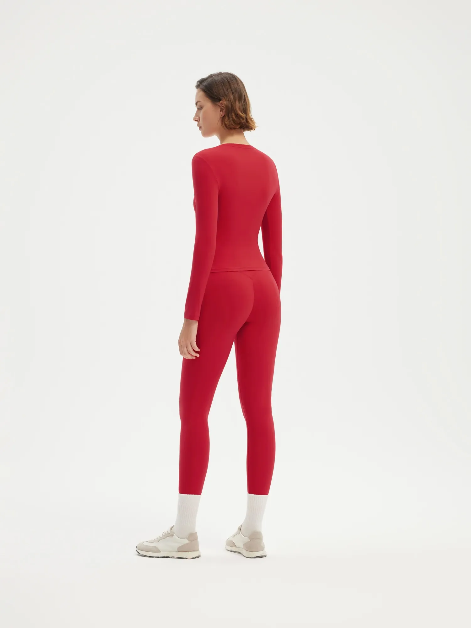 Cloud Cashmere Crew Neck Workout Set - Image 54