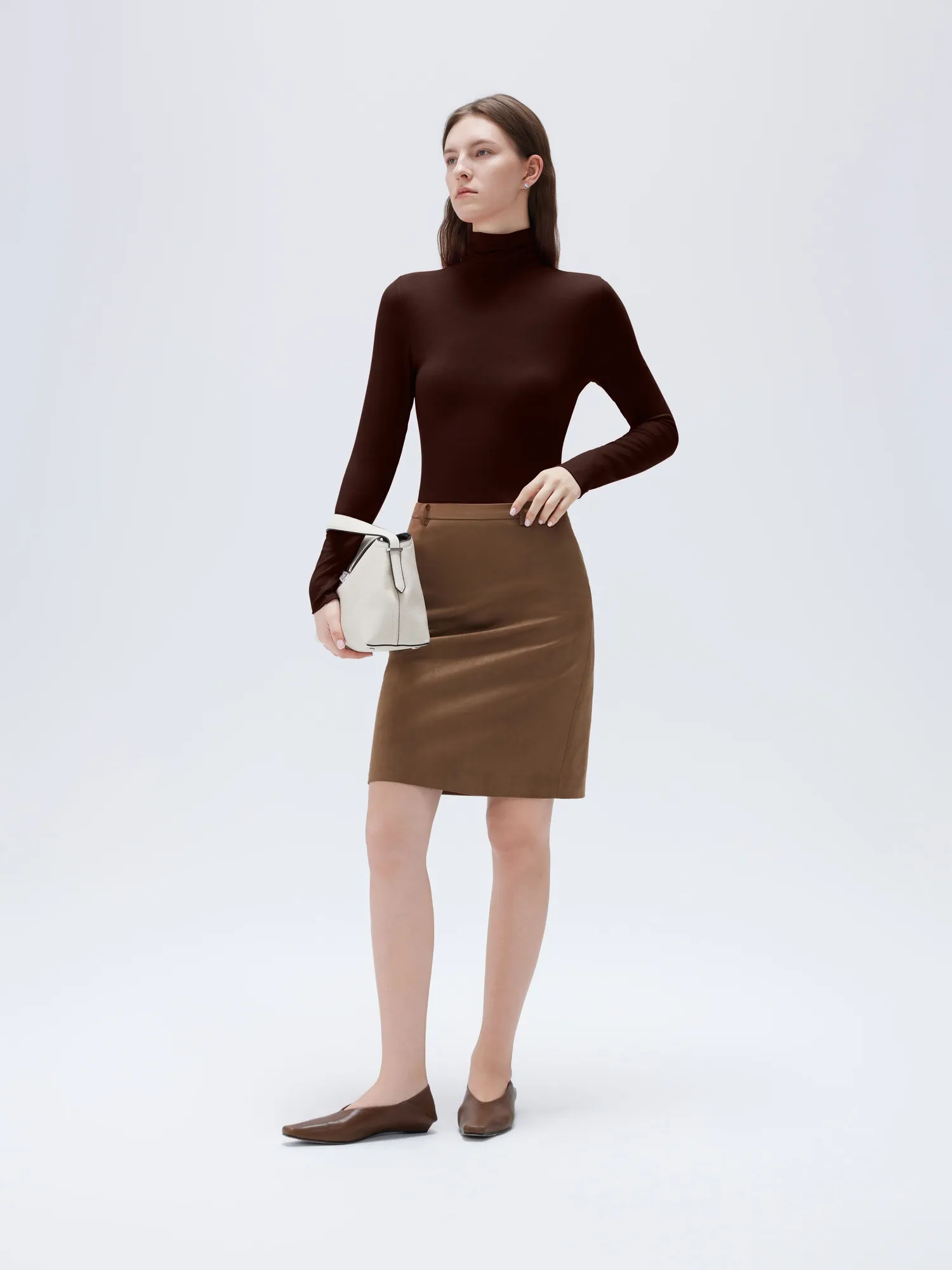 Cloud Cashmere Turtleneck Shirt - Long Sleeve - Image 14