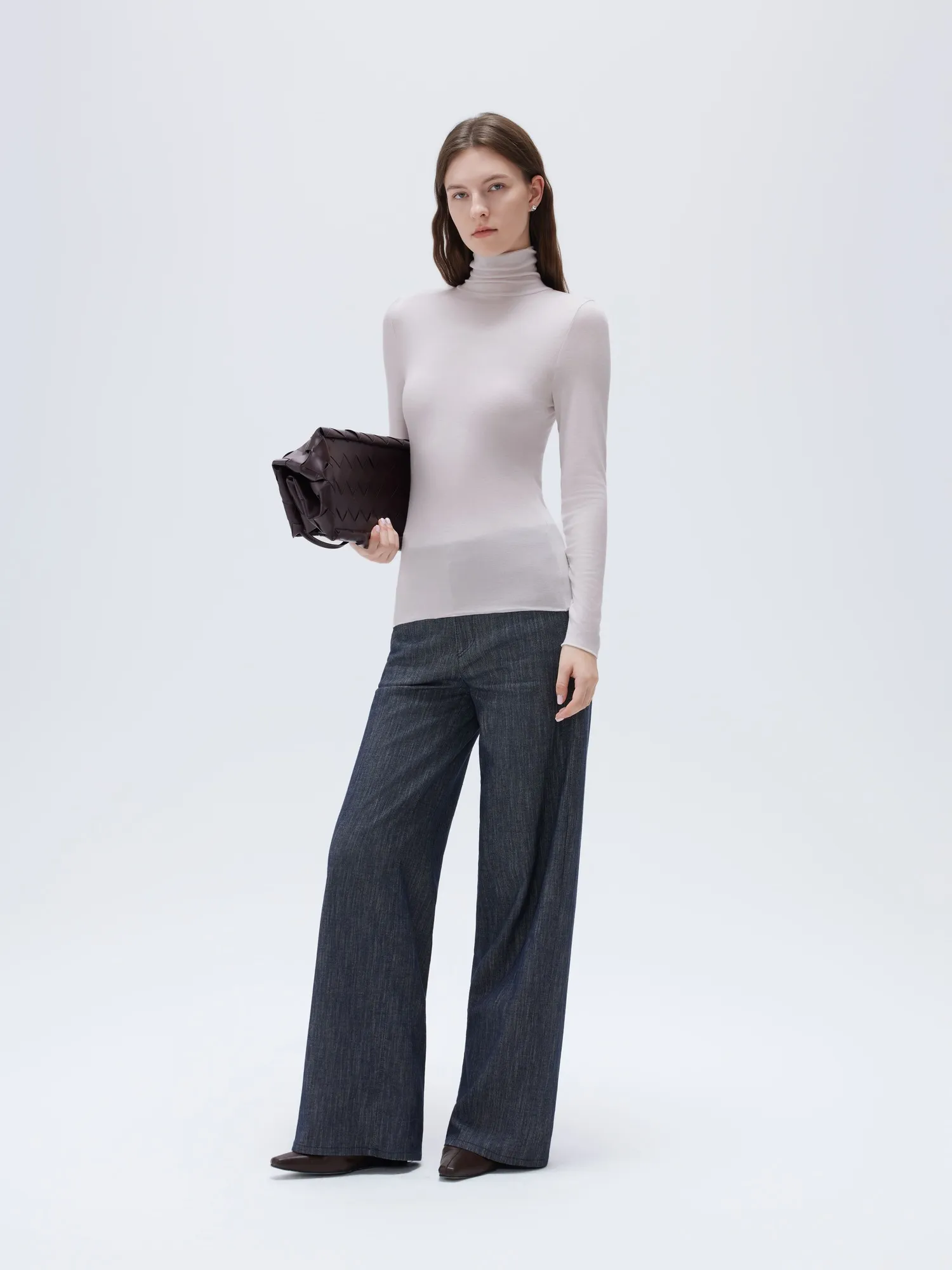 Cloud Cashmere Turtleneck Shirt - Long Sleeve - Image 24