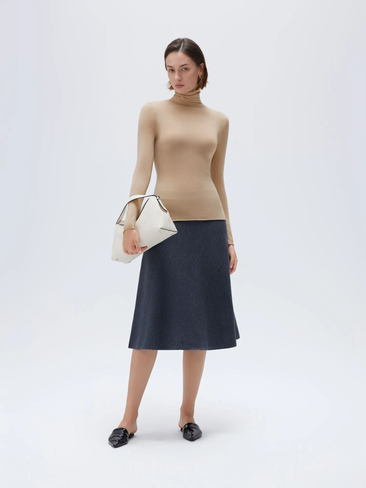 Cloud Cashmere Turtleneck Shirt - Long Sleeve - Image 30