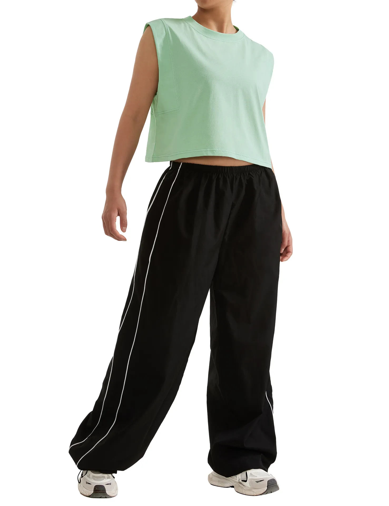 Cotton Oversized Tank Tops - Image 15