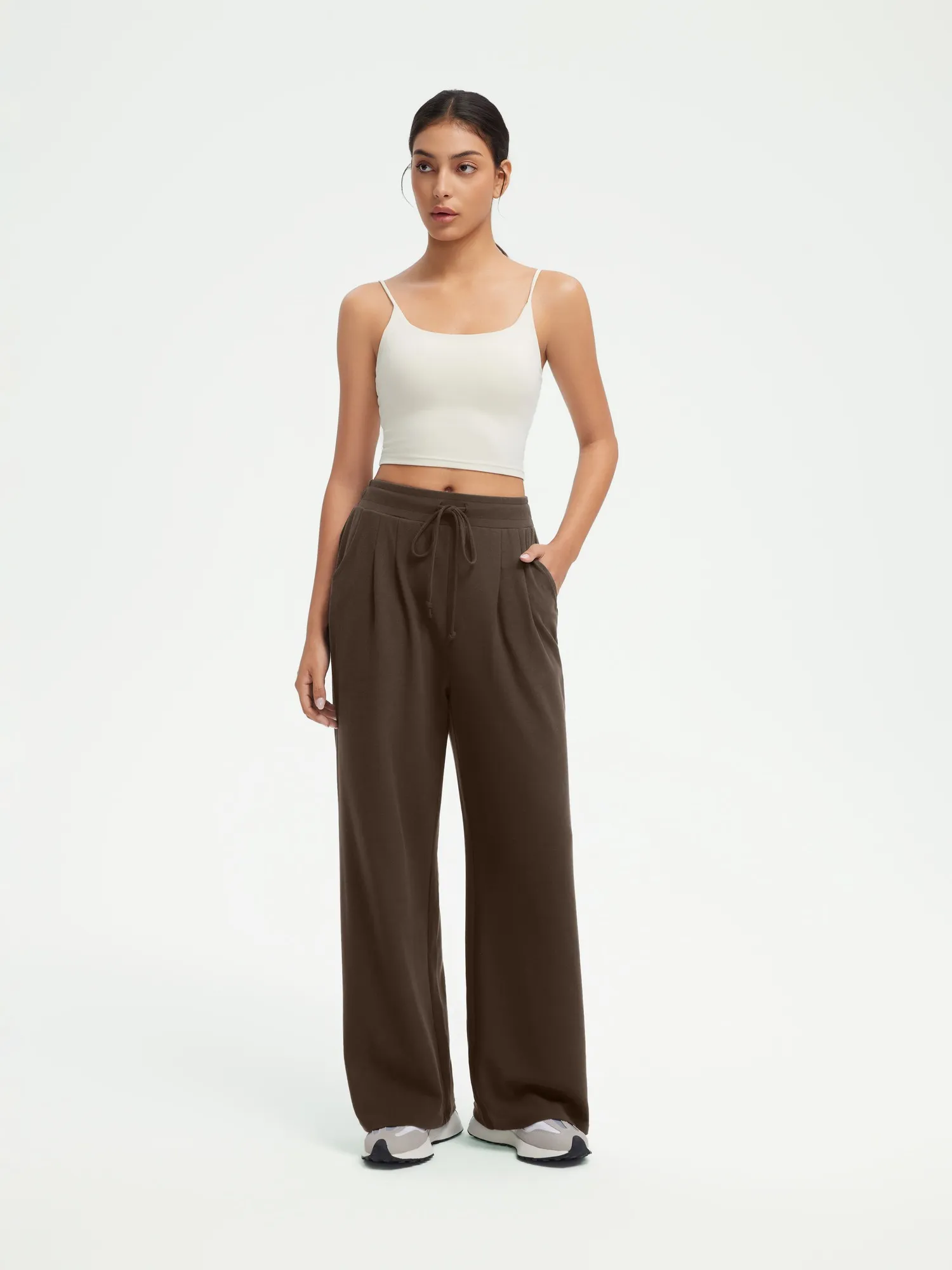 Drawstring Waffle Knit Pants - Image 7