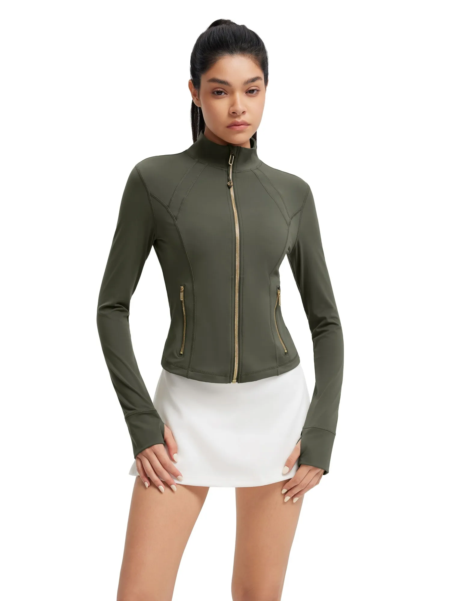 Full Zip Up Workout Jacket - Image 19