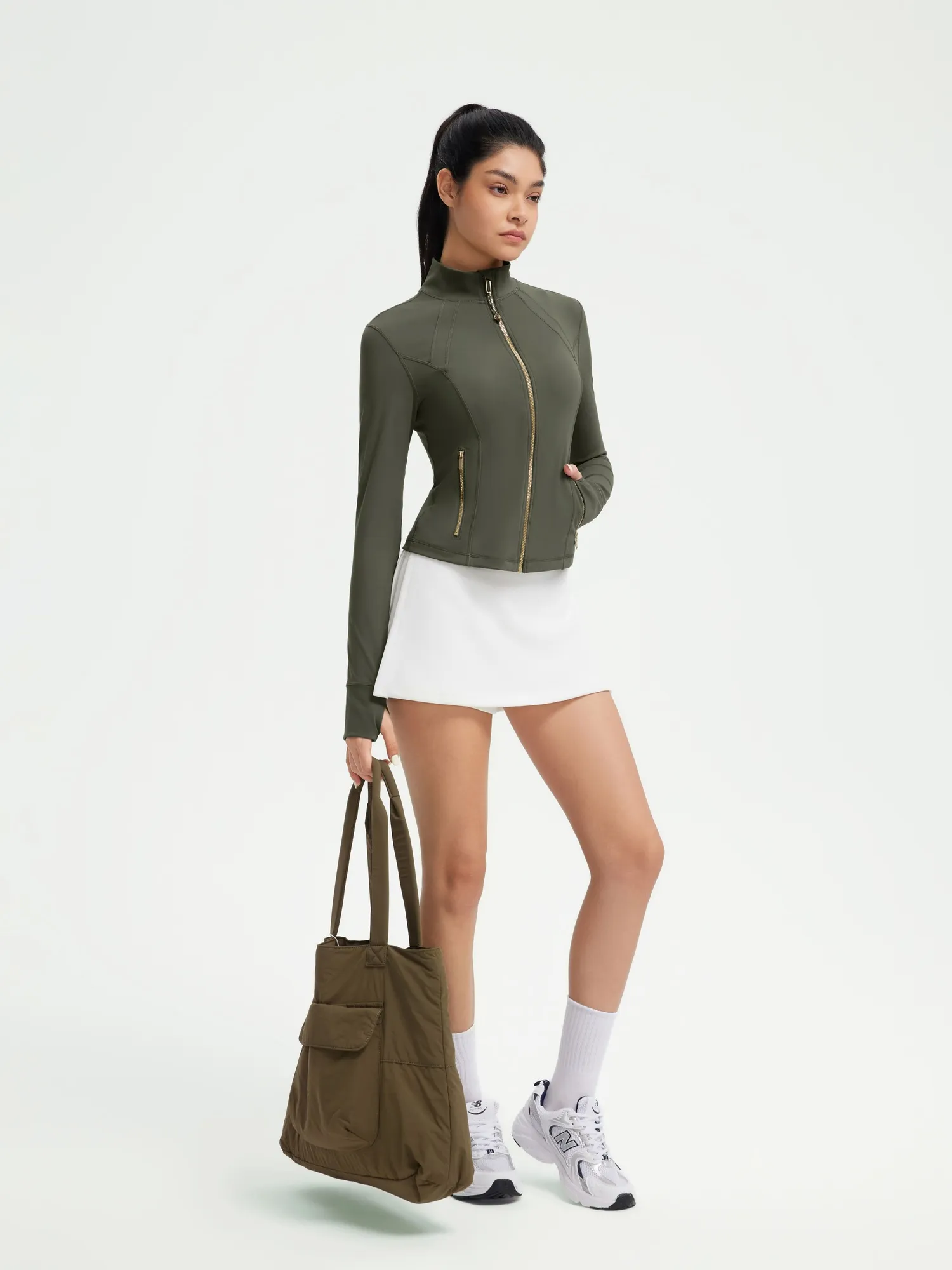 Full Zip Up Workout Jacket - Image 22