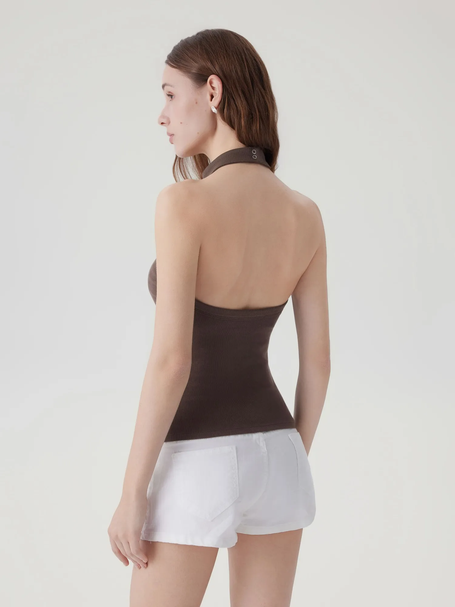 Halter Backless High Neck Tank Tops - Image 10