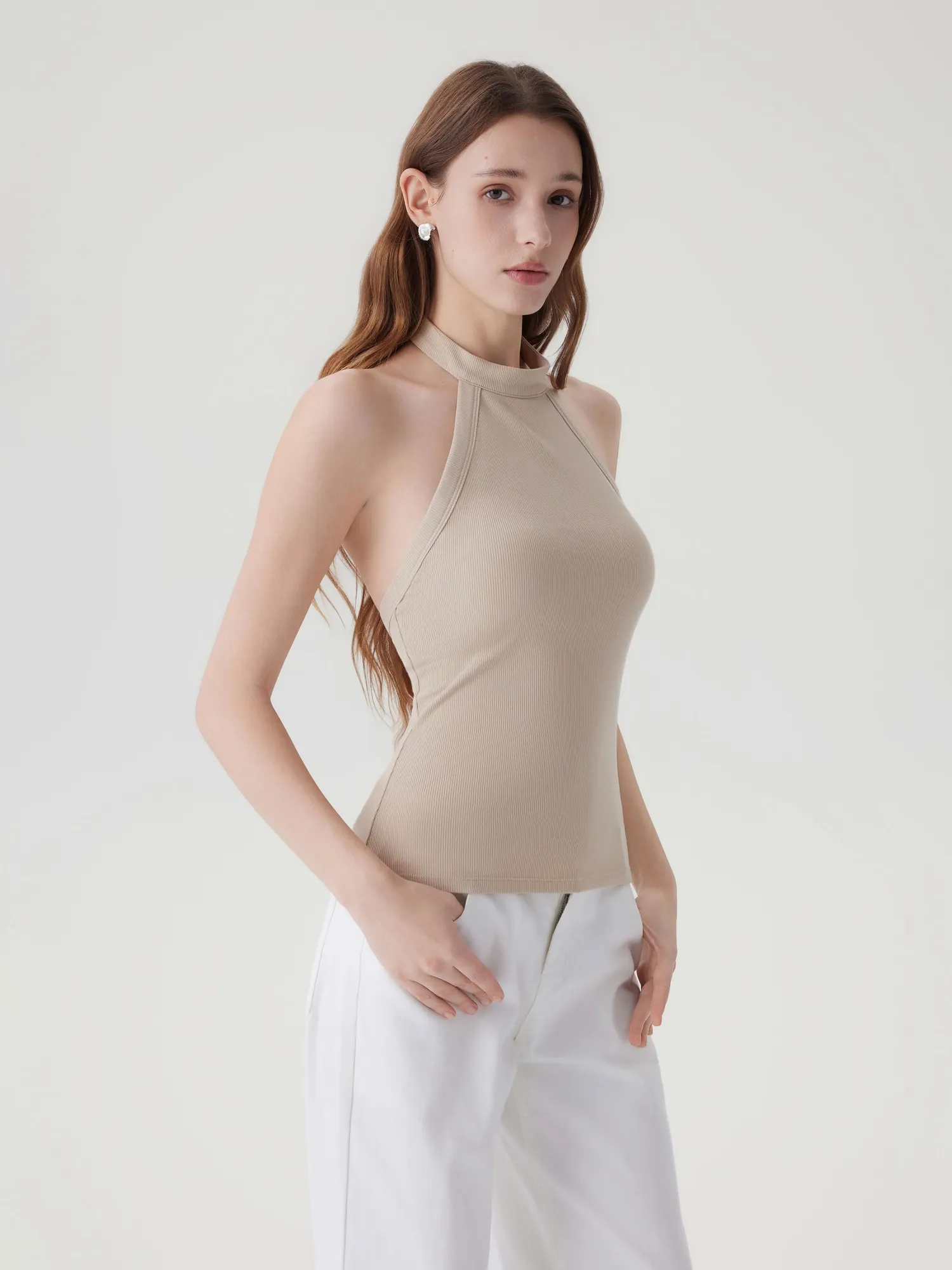 Halter Backless High Neck Tank Tops - Image 19