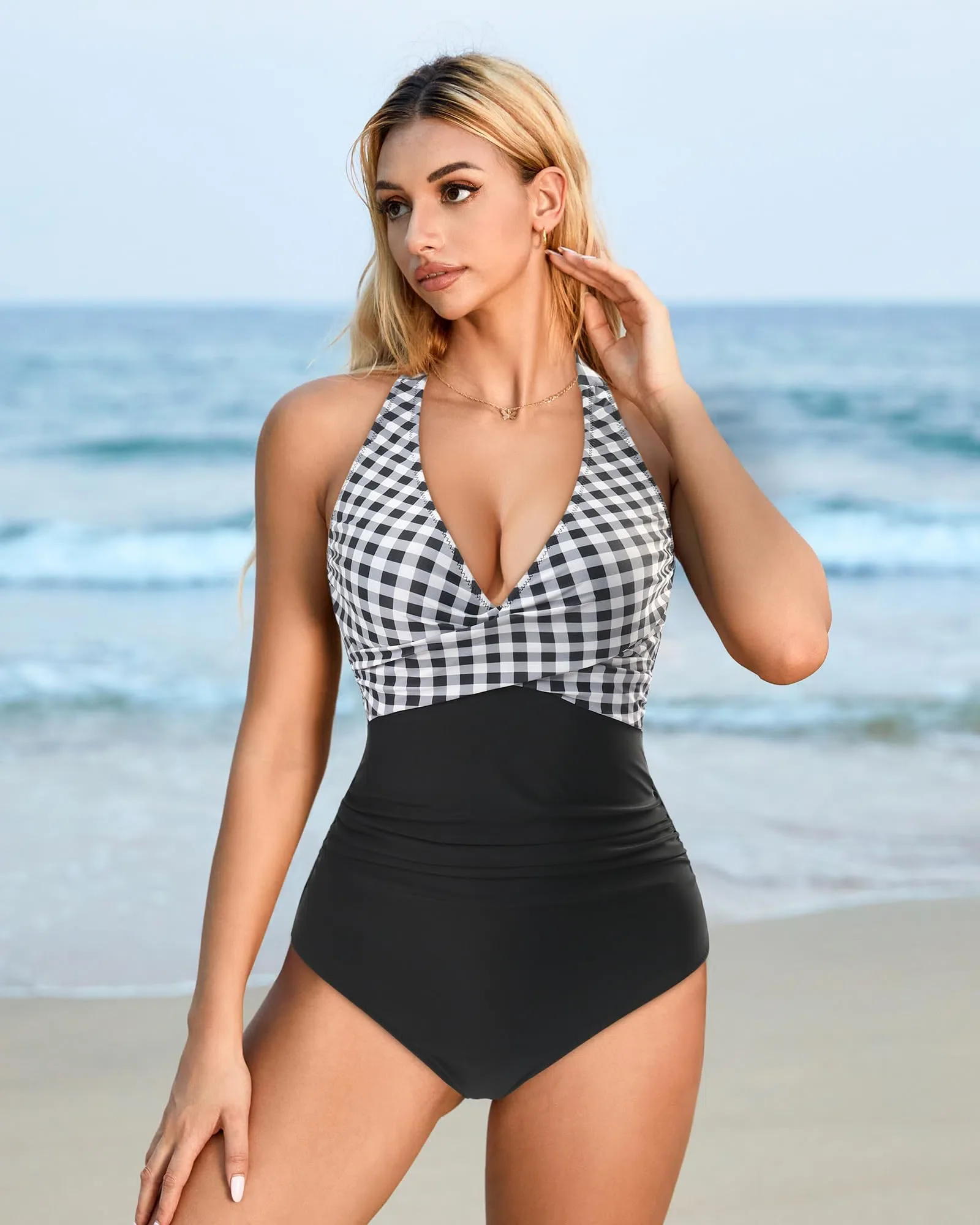 Halter Push-Up Swimsuits - Image 105