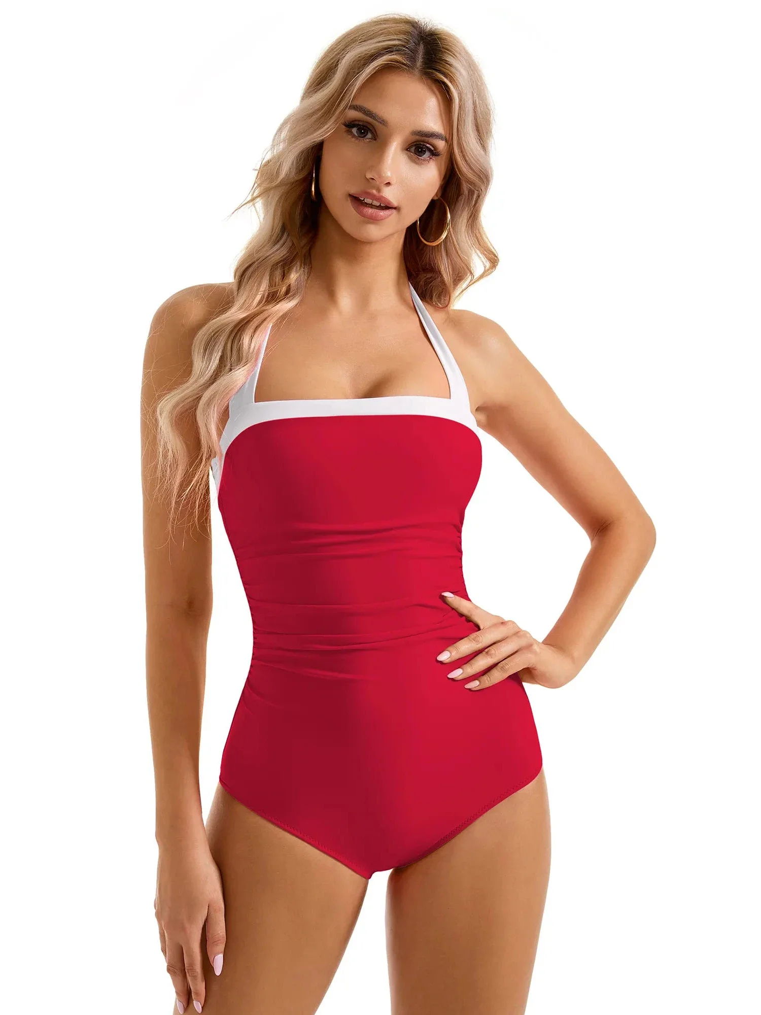 Retro Halter Bathing Suit - Image 18