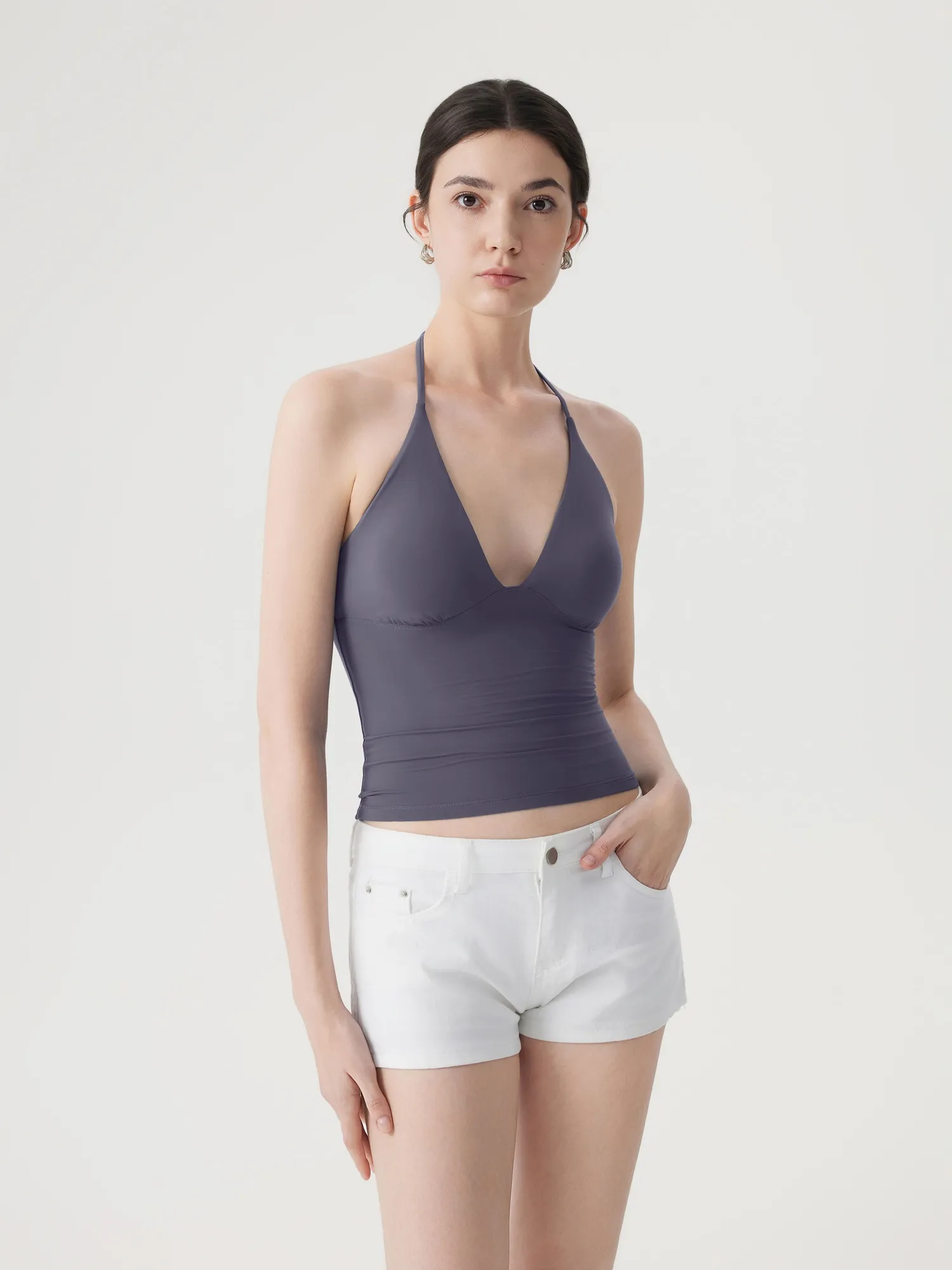 Halter V neck Tank Top - Image 17