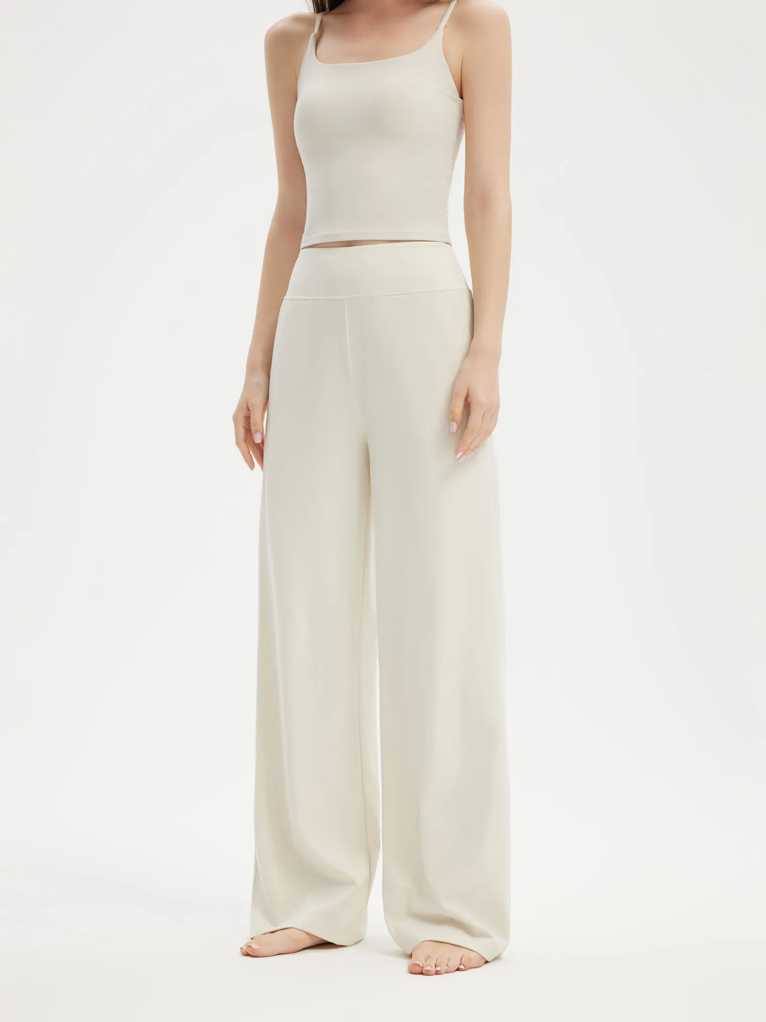 High Waisted Wide Leg Pockets Yoga Pants - Image 8