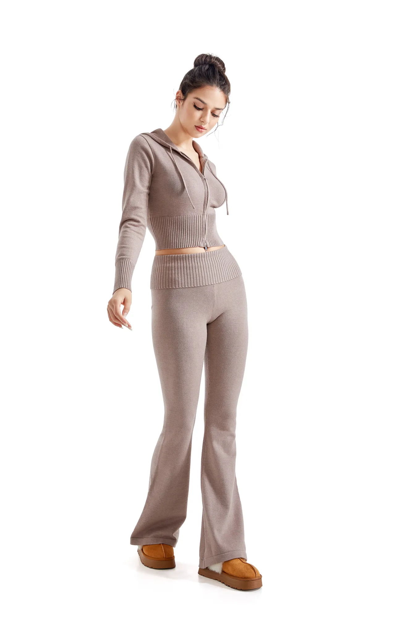 Knit Hoodie Lounge Set - Image 10