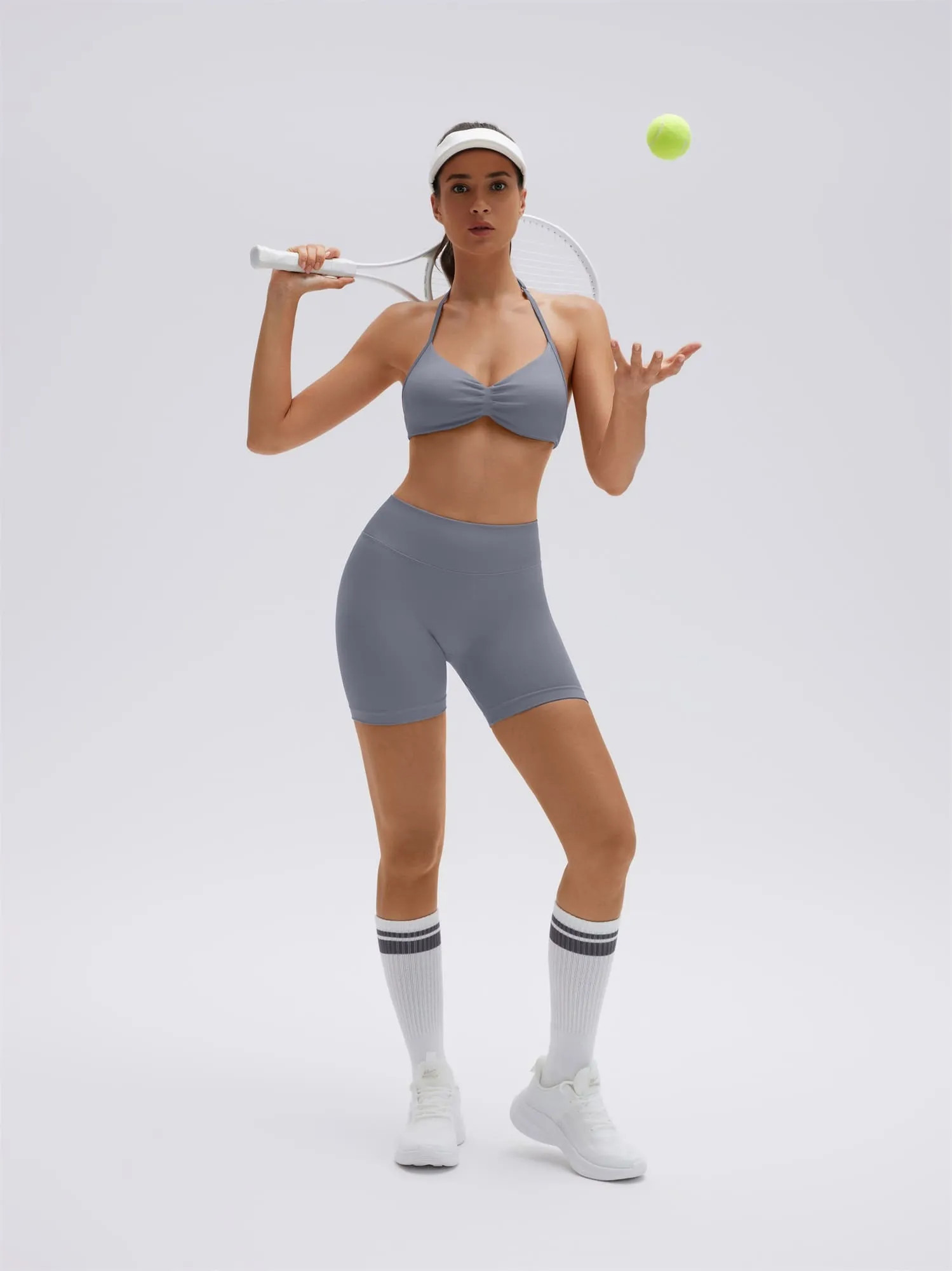 Padded Bra Seamless Halter 2 Piece Workout Sets - Image 22