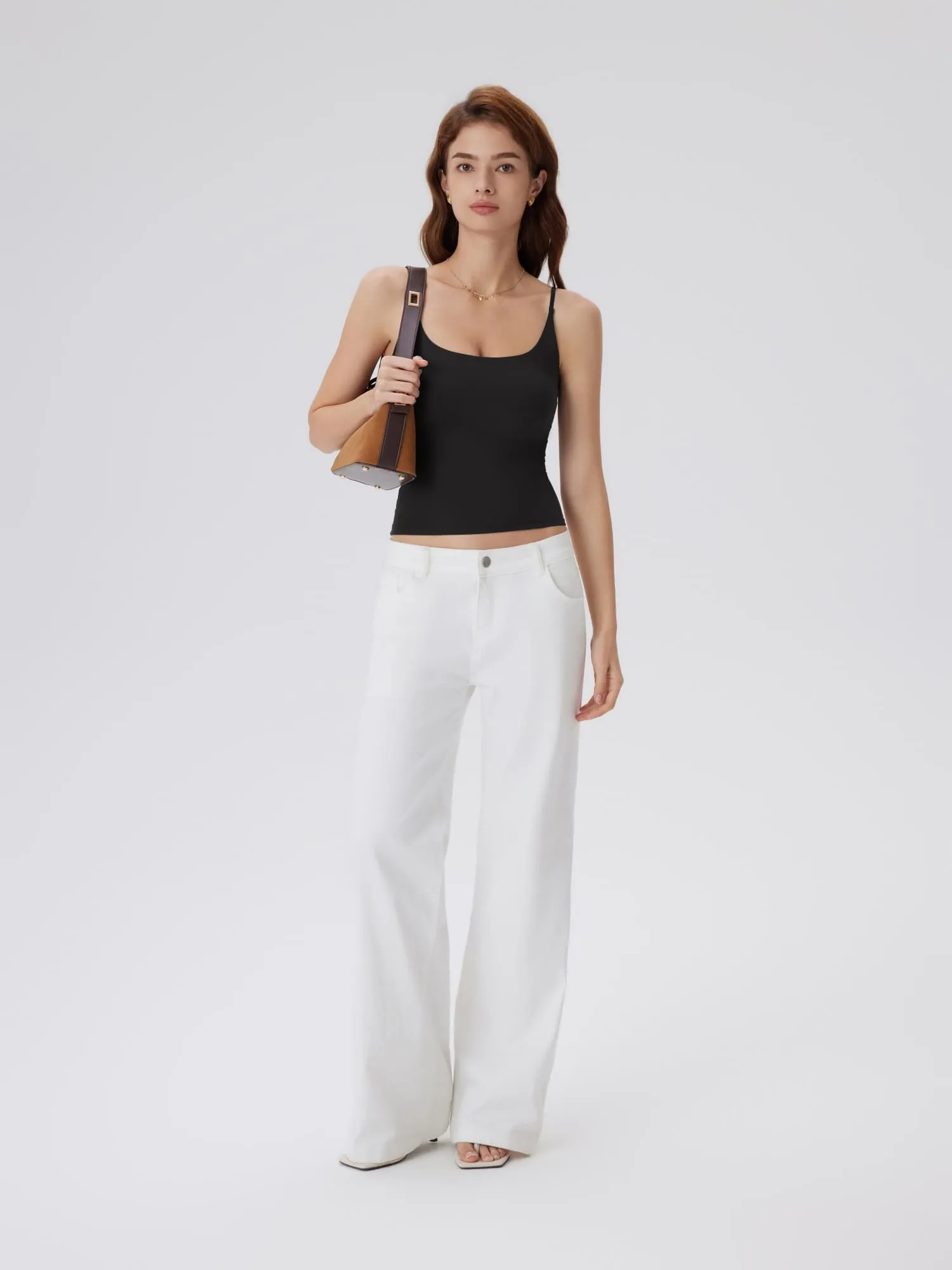 Padded Scoop Double Line Tank Tops - Image 6
