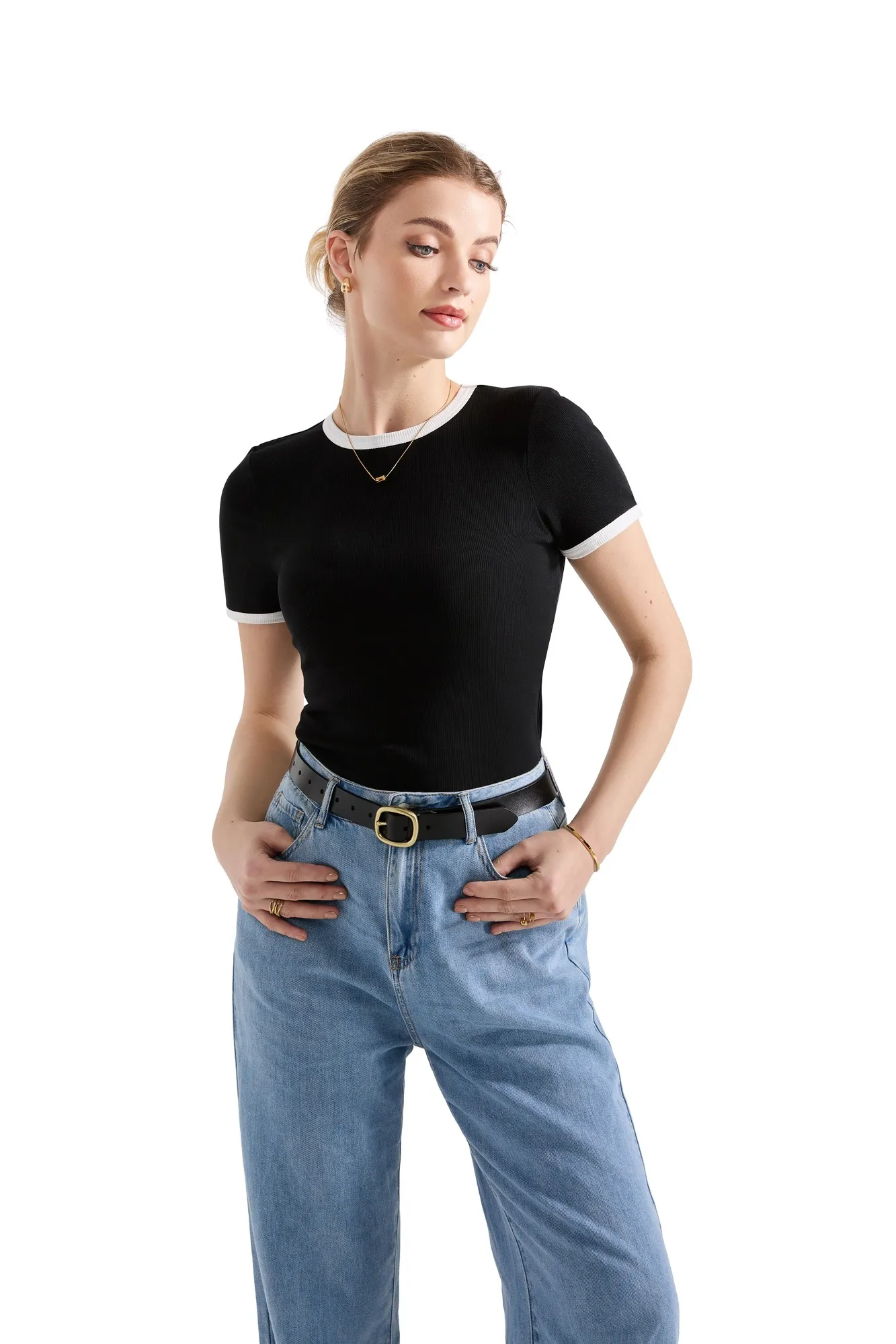 Cotton Ribbed Stripe Shirt - Image 35