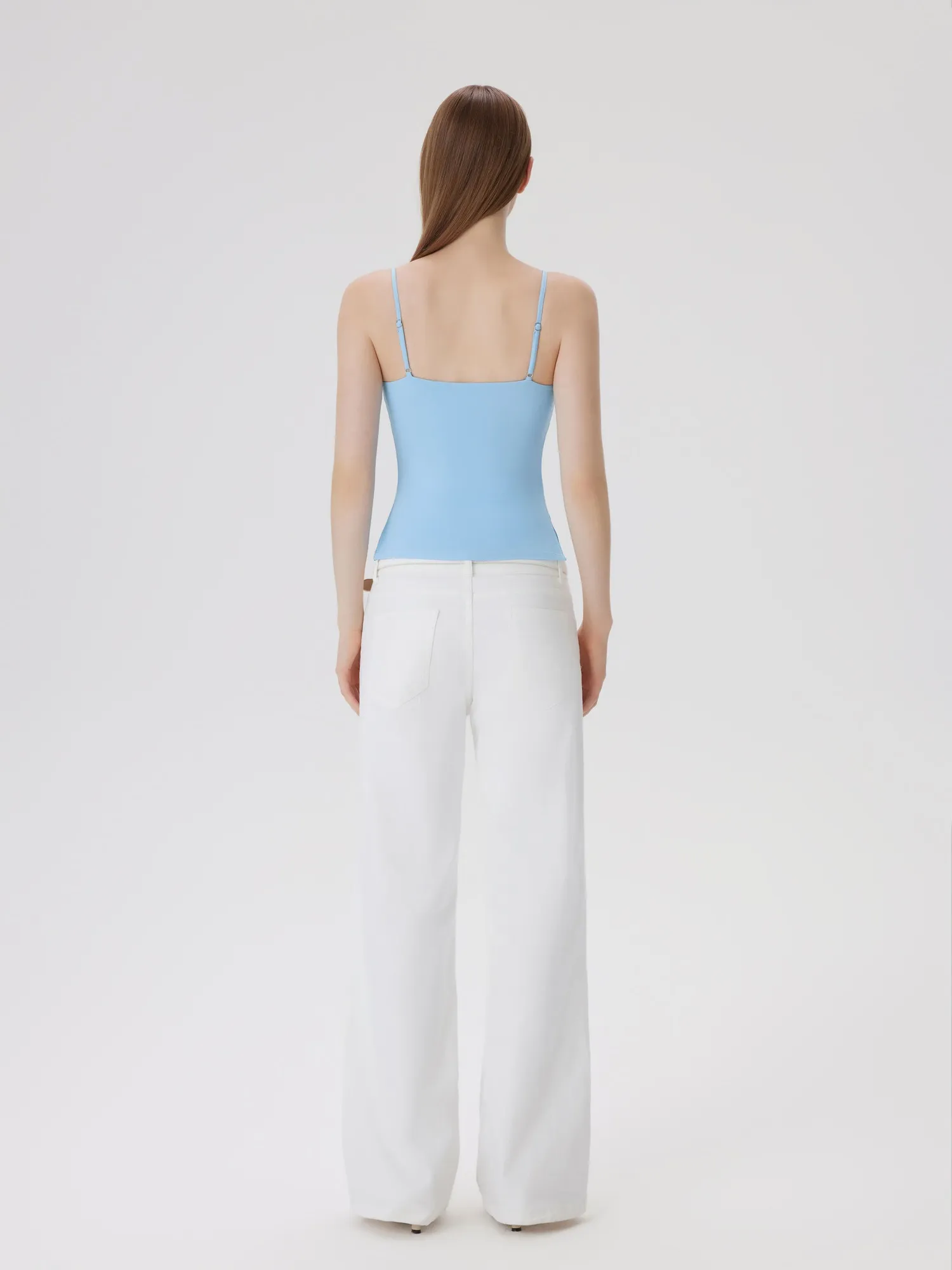 Ruched V Neck Desigh Tank Top - Image 12