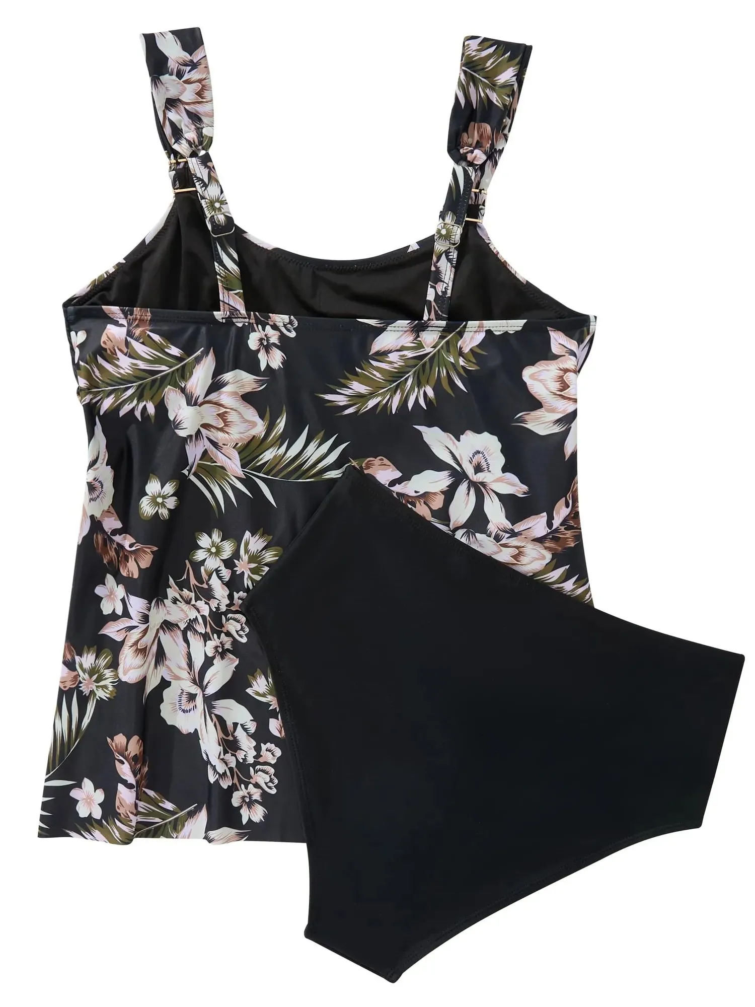 Ruffle High Waisted Tankini Swimsuit - Image 88