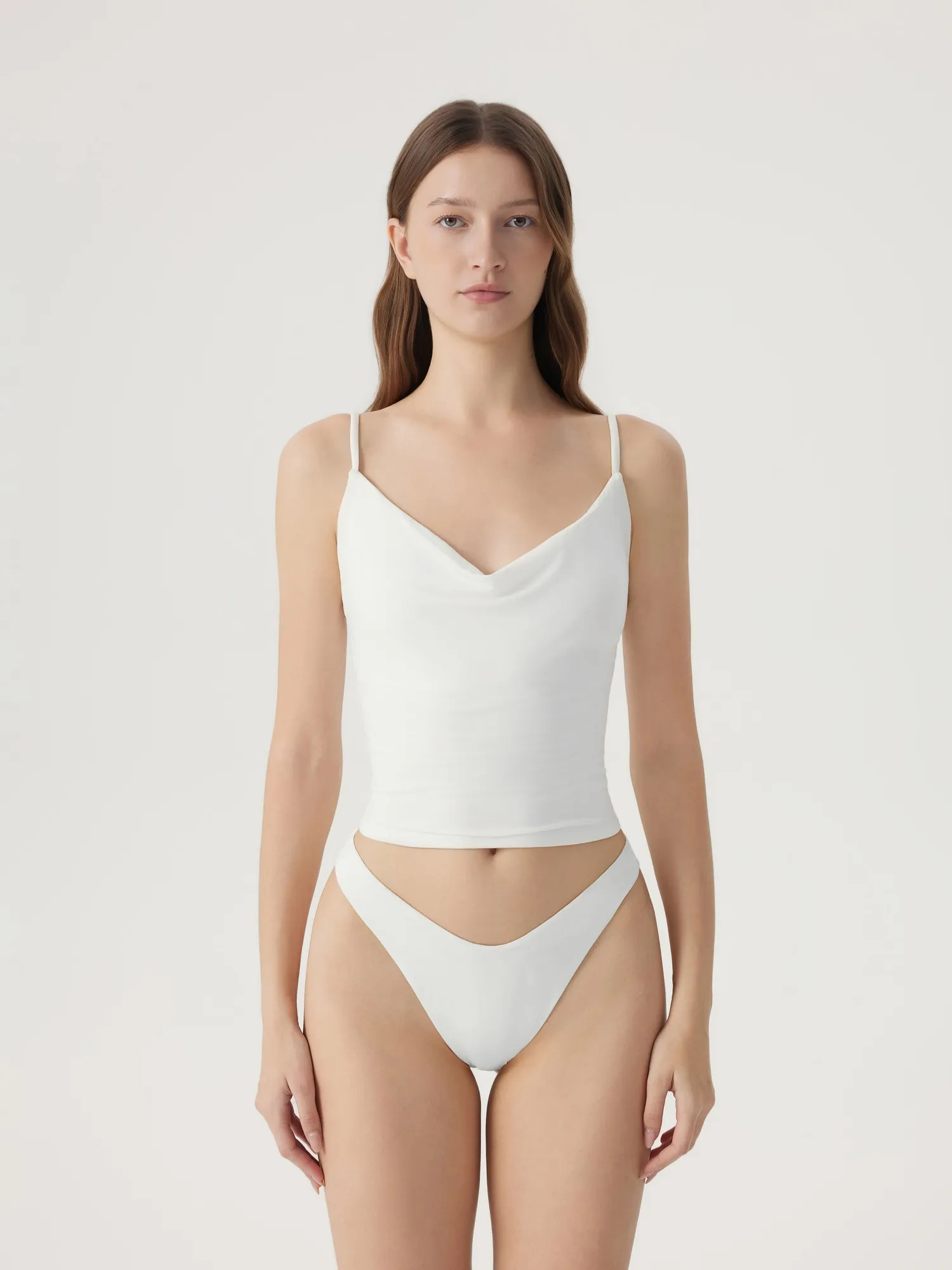 Sexy Cowl Neck Backless Tank Top - Image 37