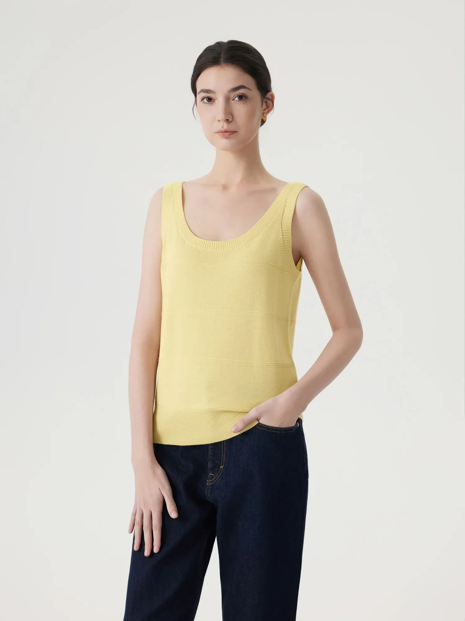Cashmere Silk Blend Scoop Neck Knit - Image 20