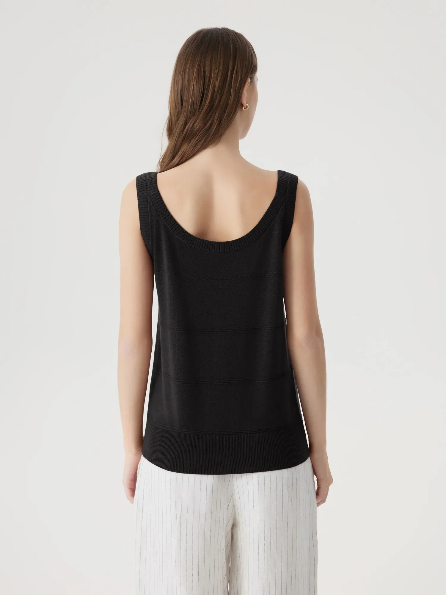 Cashmere Silk Blend Scoop Neck Knit - Image 3