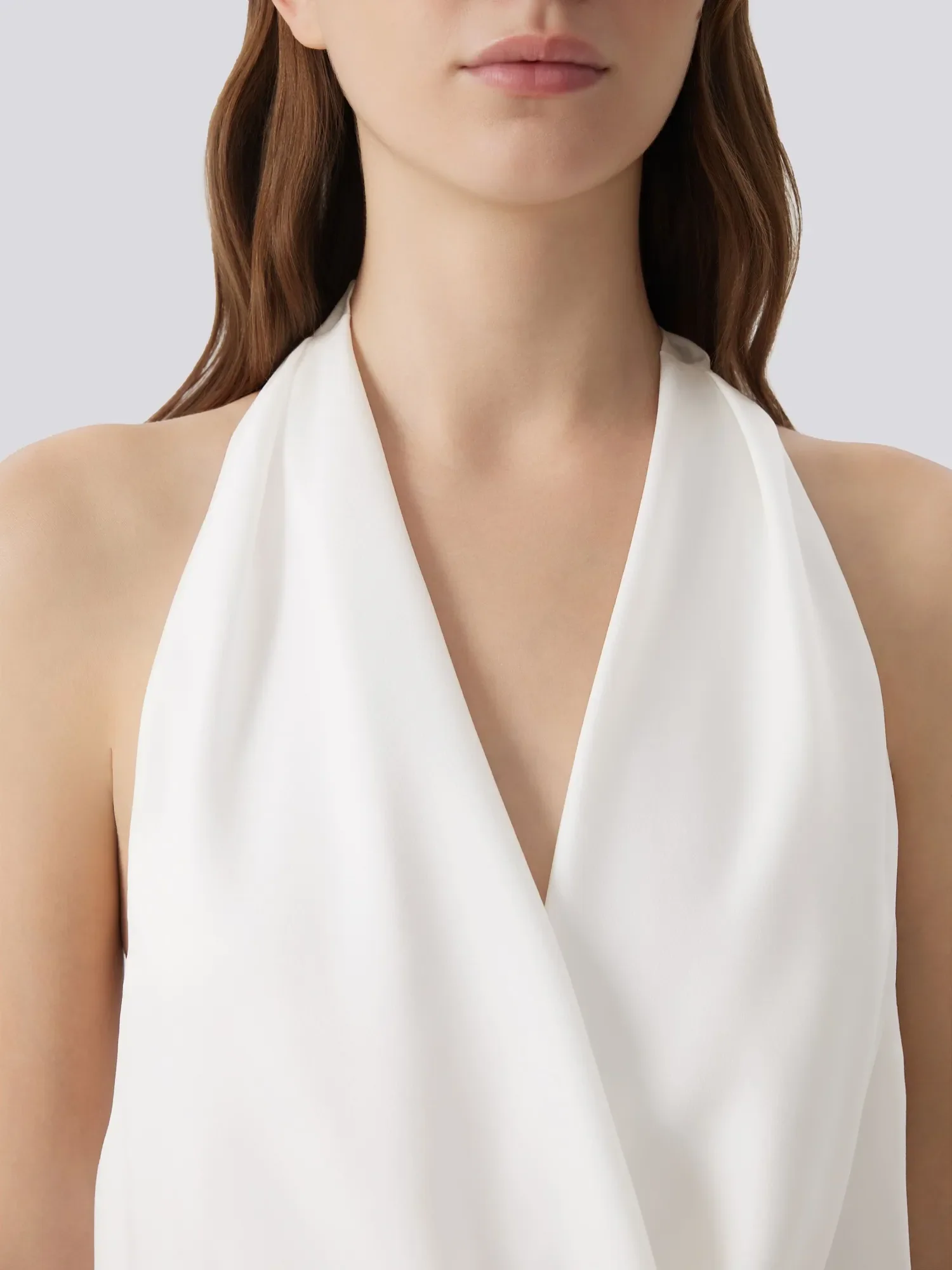 Silk Satin Sexy Backless Halter Top - Image 24