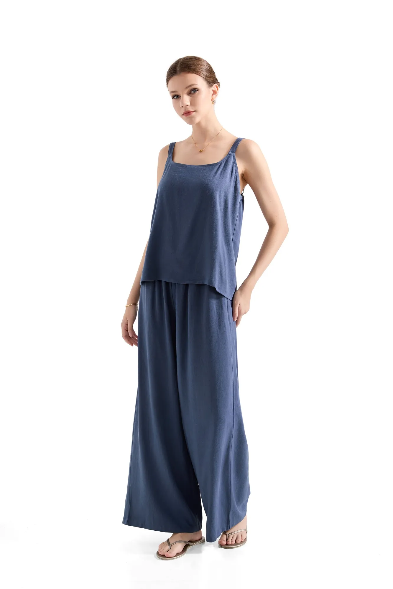 Sleeveless Loose Top Lounge Set - Image 13