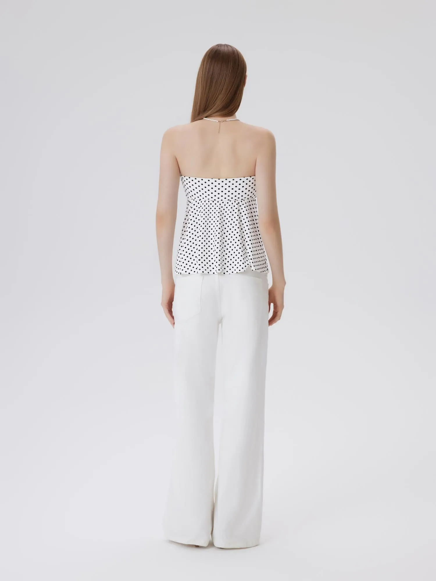 Babydoll Strapless Peplum Tank Tops - Image 6