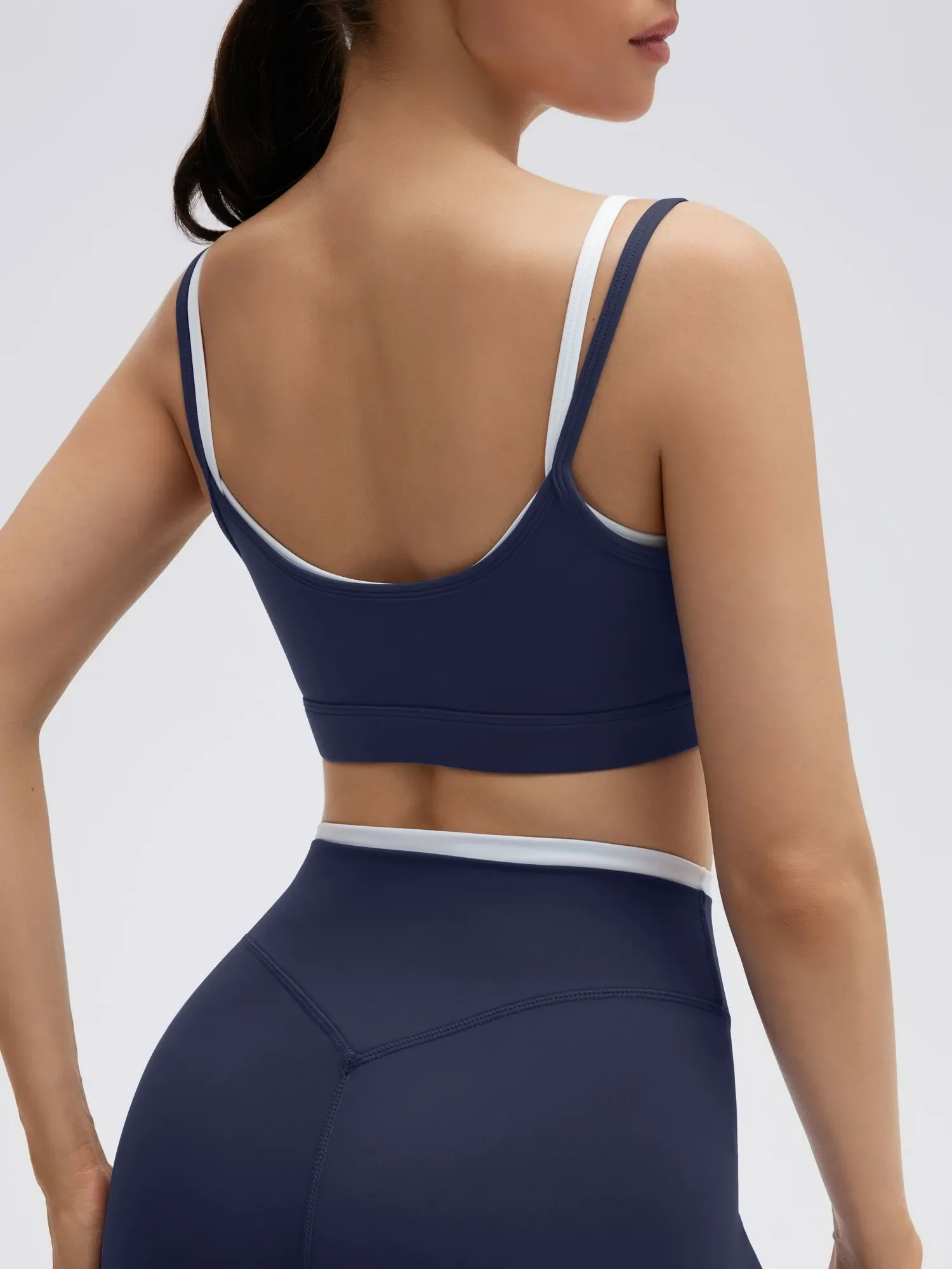 Spaghetti Straps Camis 2 Pieces Workout Sets - Image 21