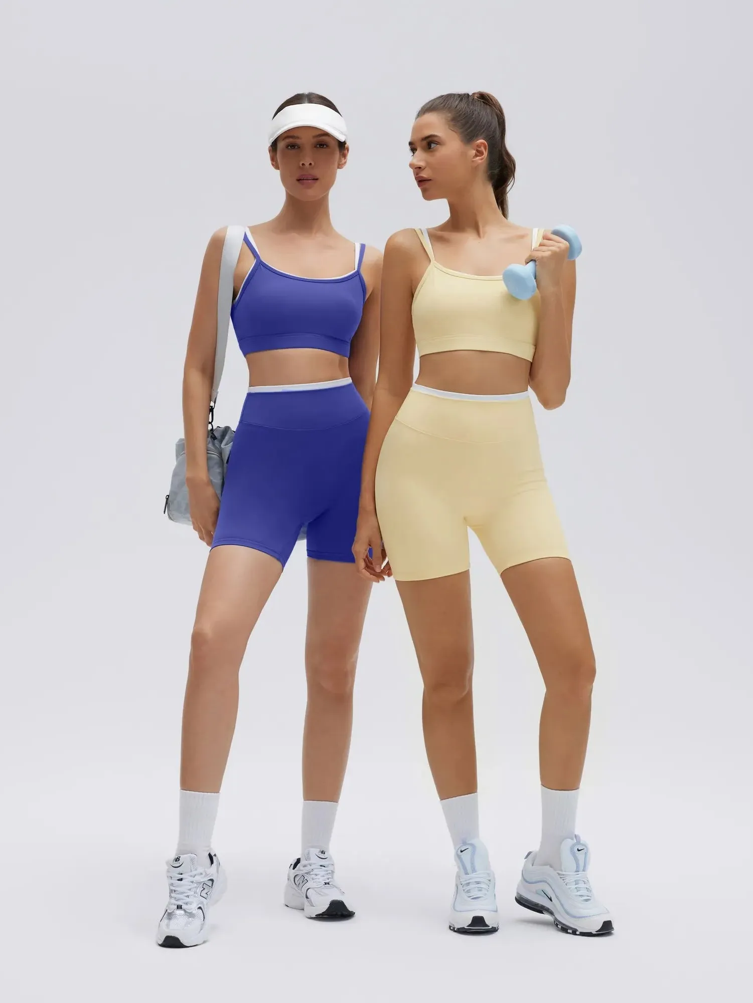 Spaghetti Straps Camis 2 Pieces Workout Sets - Image 31